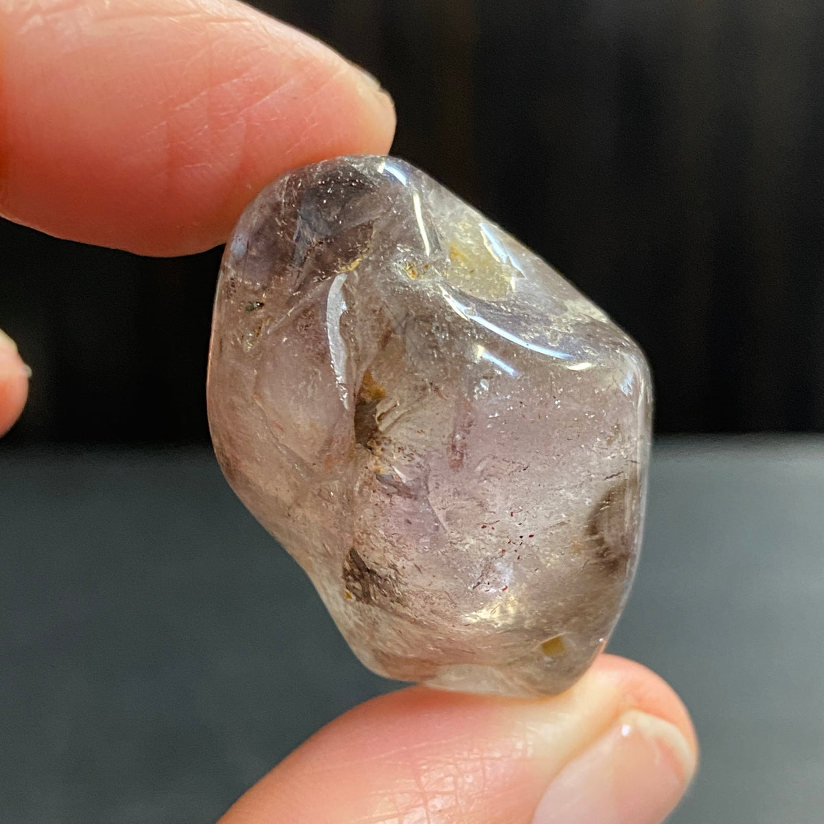 Brandberg Smoky Amethyst Tumbled Stone – Namibia