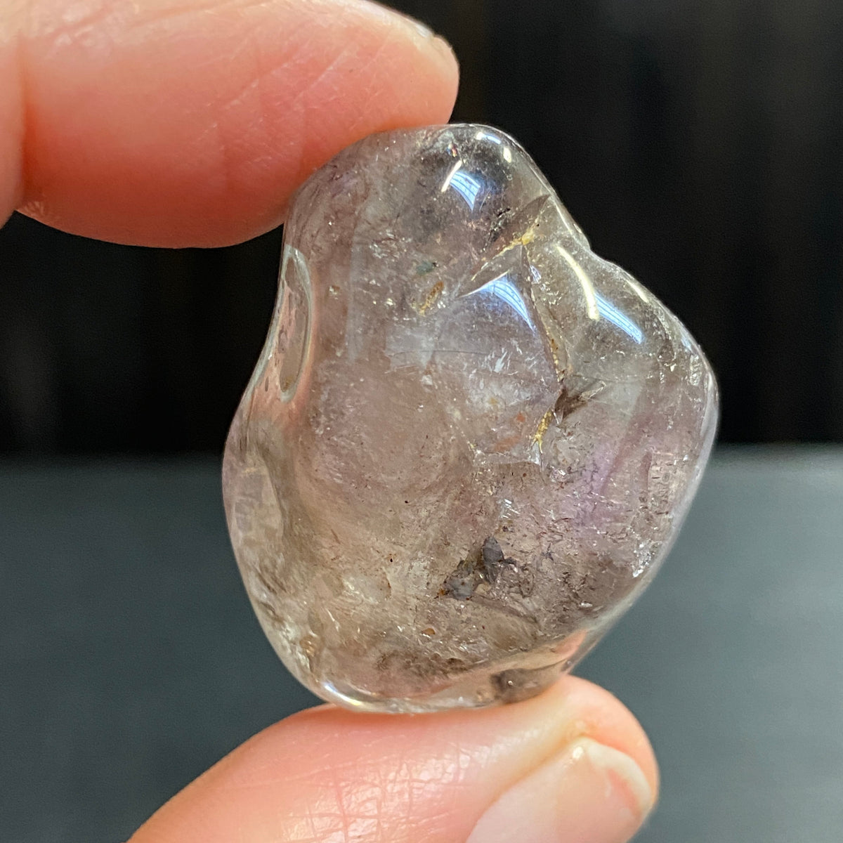 Brandberg Smoky Amethyst Tumbled Stone – Namibia