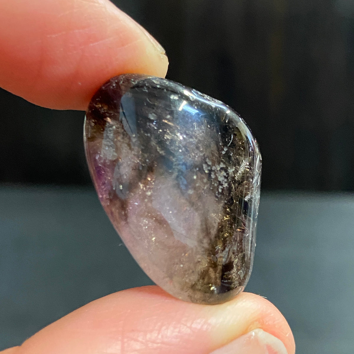 Brandberg Smoky Amethyst Tumbled Stone – Namibia