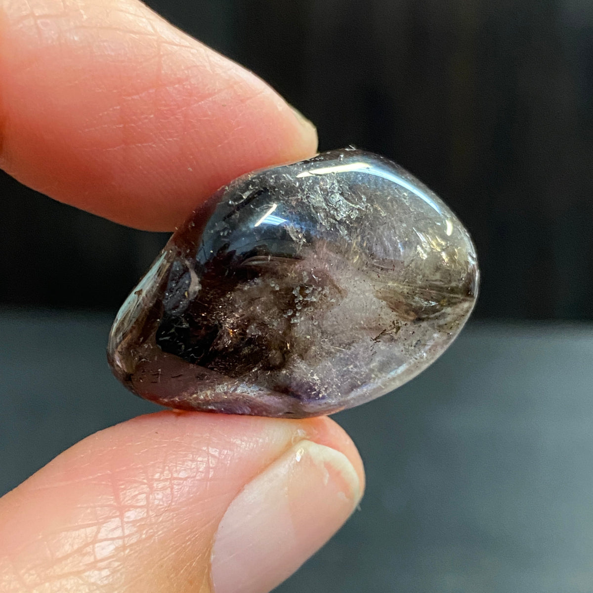 Brandberg Smoky Amethyst Tumbled Stone – Namibia