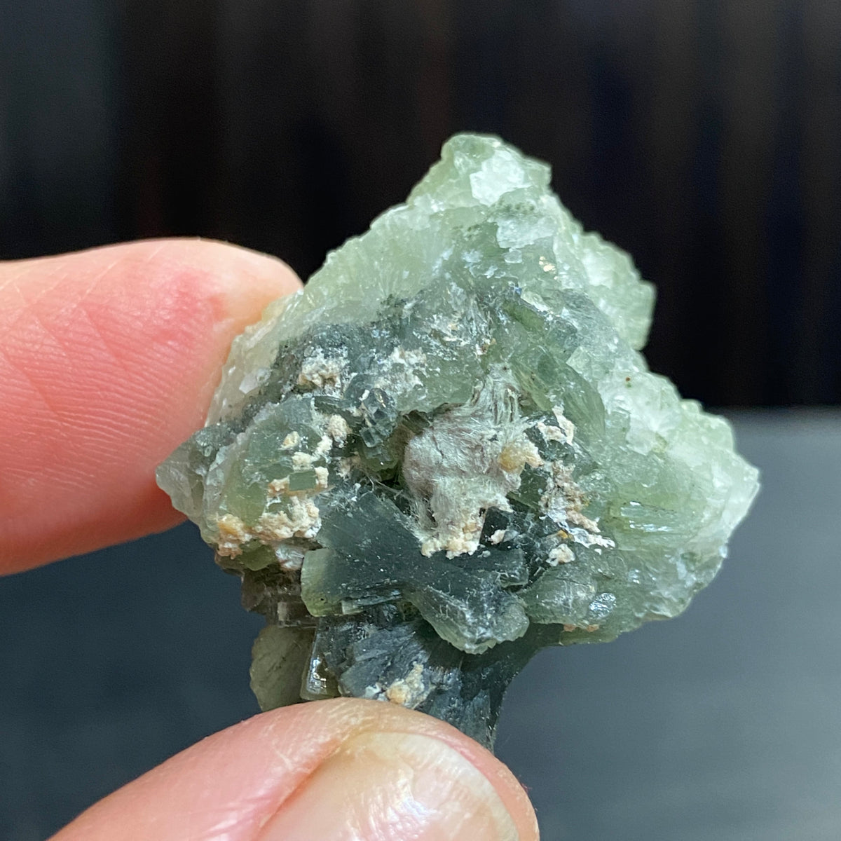 Crystallised Prehnite with Epidote