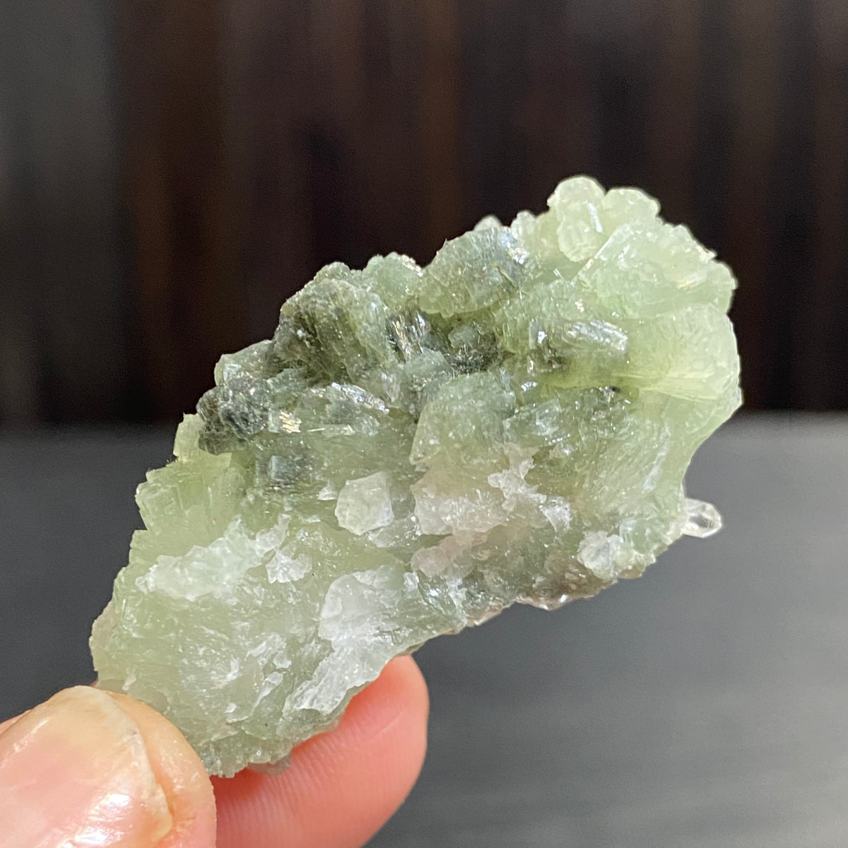 Crystallised Prehnite with Epidote