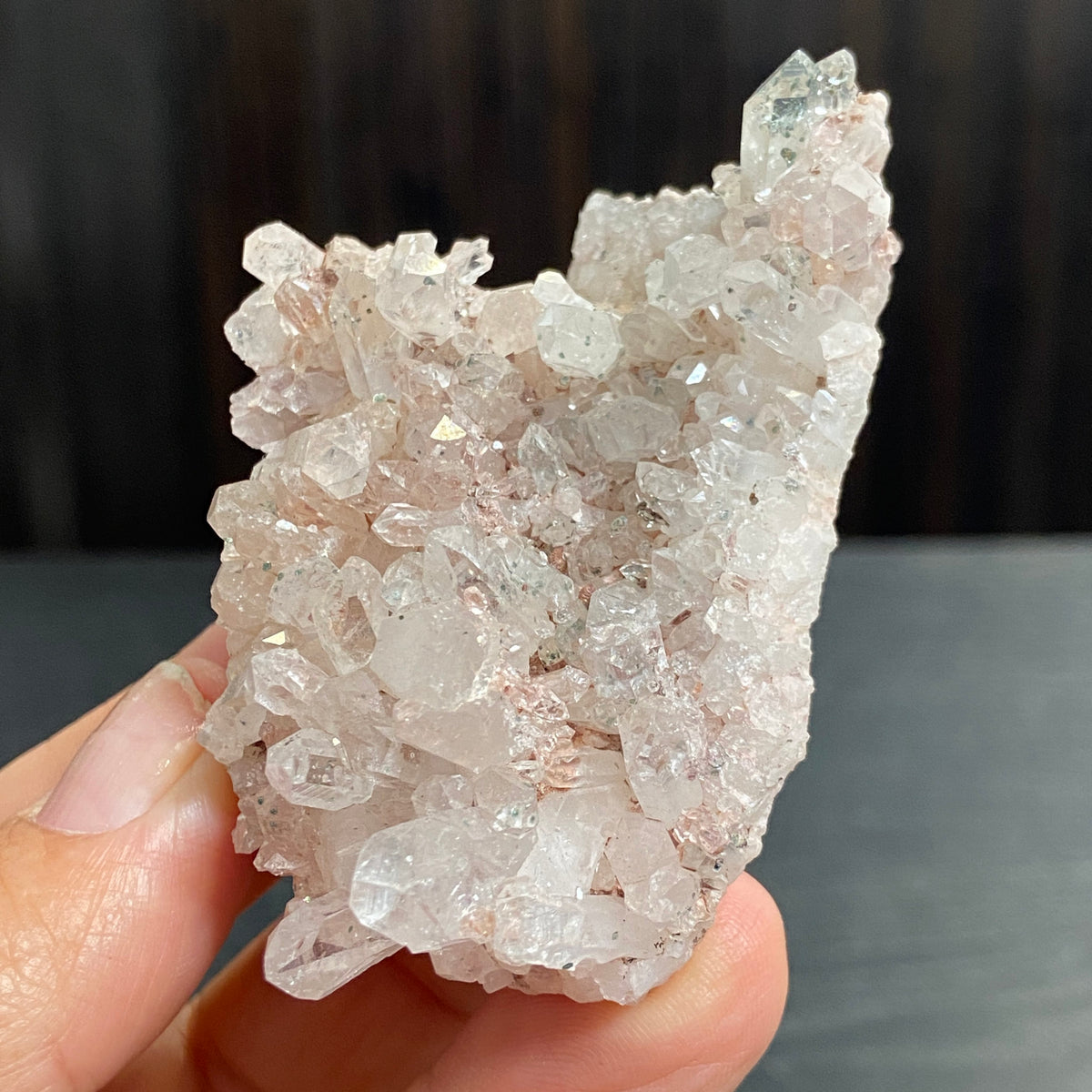 Sacred Pink Lemurian Quartz Cluster – Colombia