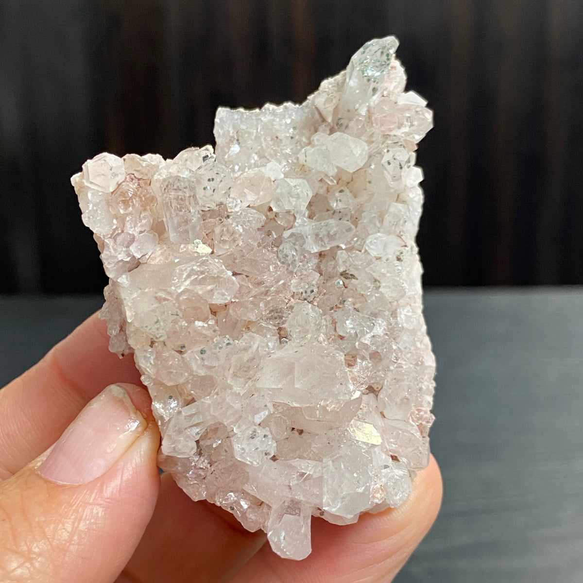 Sacred Pink Lemurian Quartz Cluster – Colombia