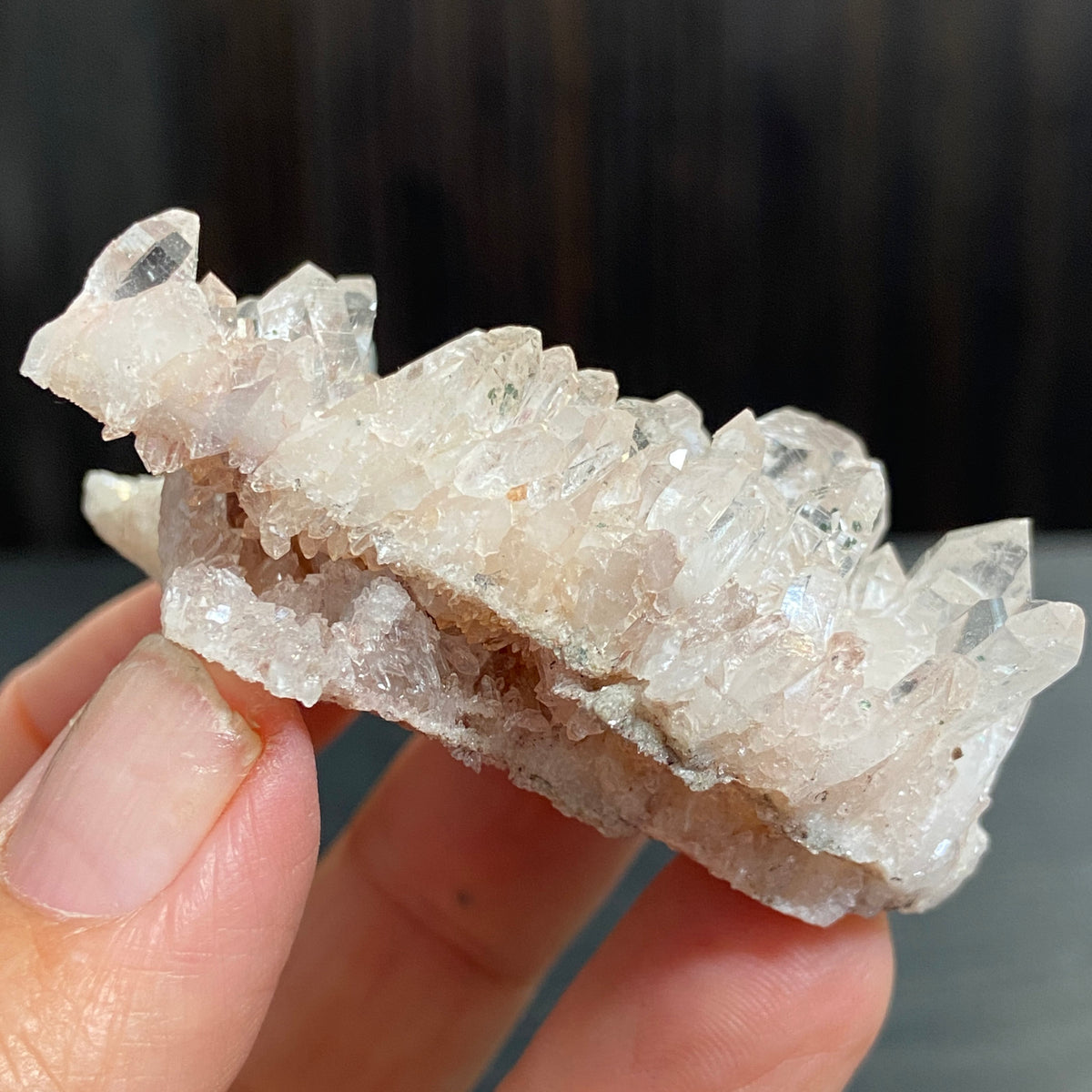 Sacred Pink Lemurian Quartz Cluster – Colombia
