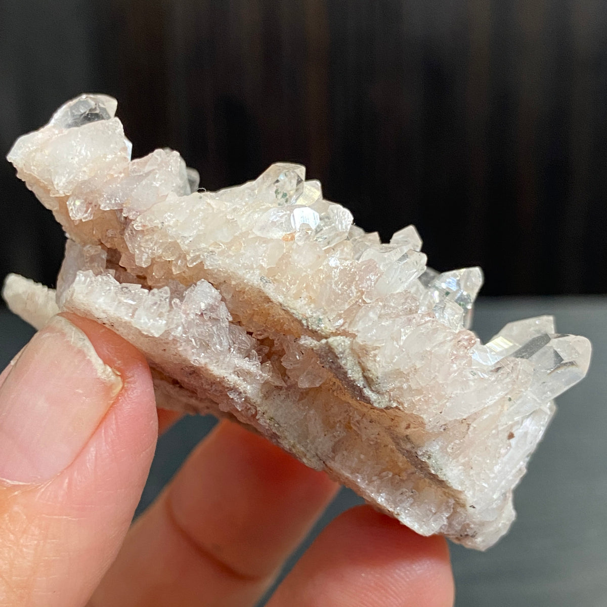Sacred Pink Lemurian Quartz Cluster – Colombia