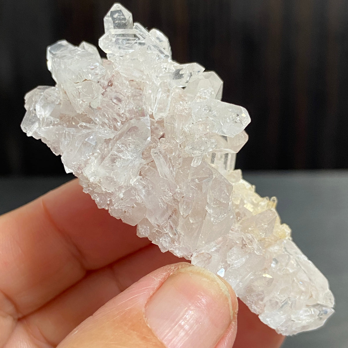 Sacred Pink Lemurian Quartz Cluster – Colombia
