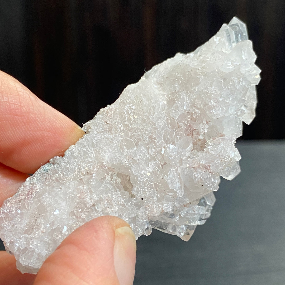 Sacred Pink Lemurian Quartz Cluster – Colombia