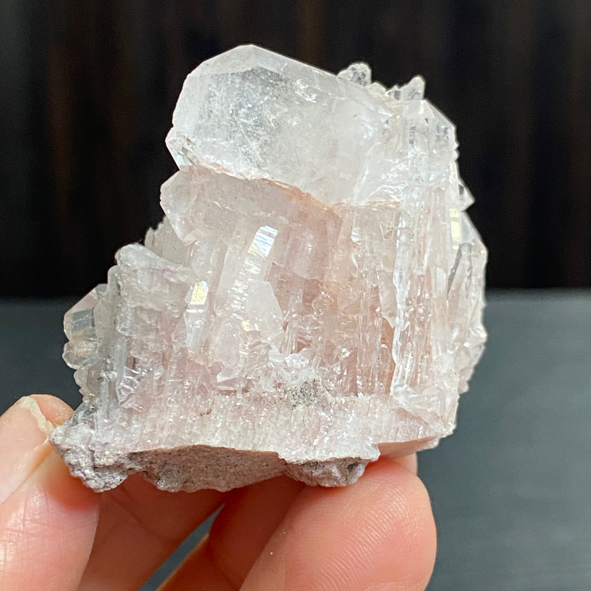 Sacred Pink Lemurian Quartz Cluster – Colombia