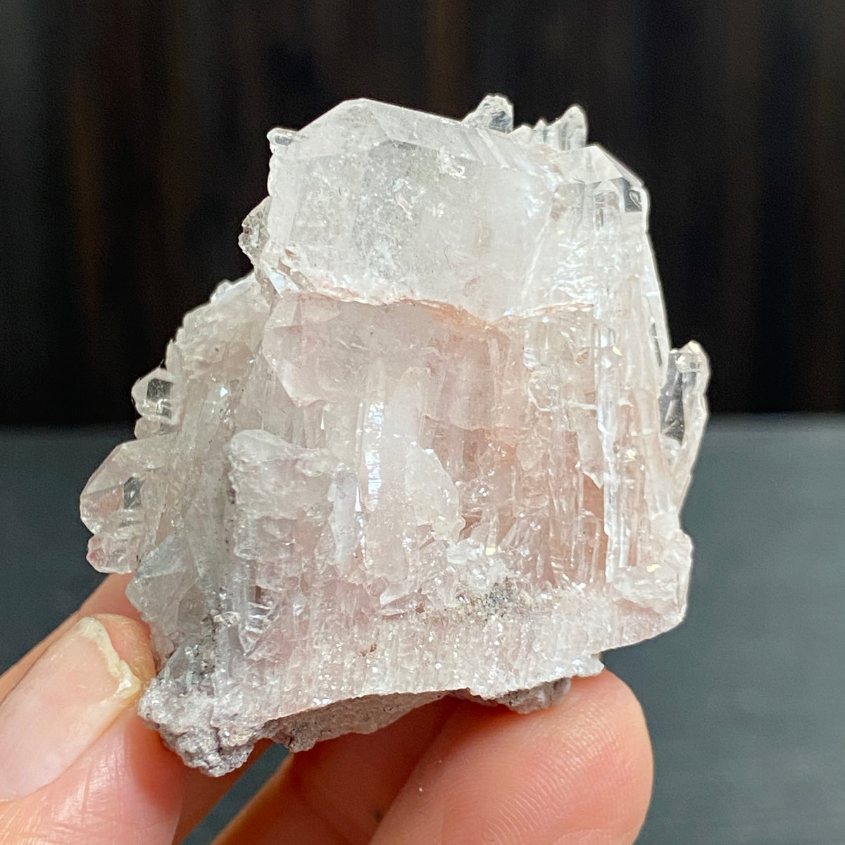 Sacred Pink Lemurian Quartz Cluster – Colombia