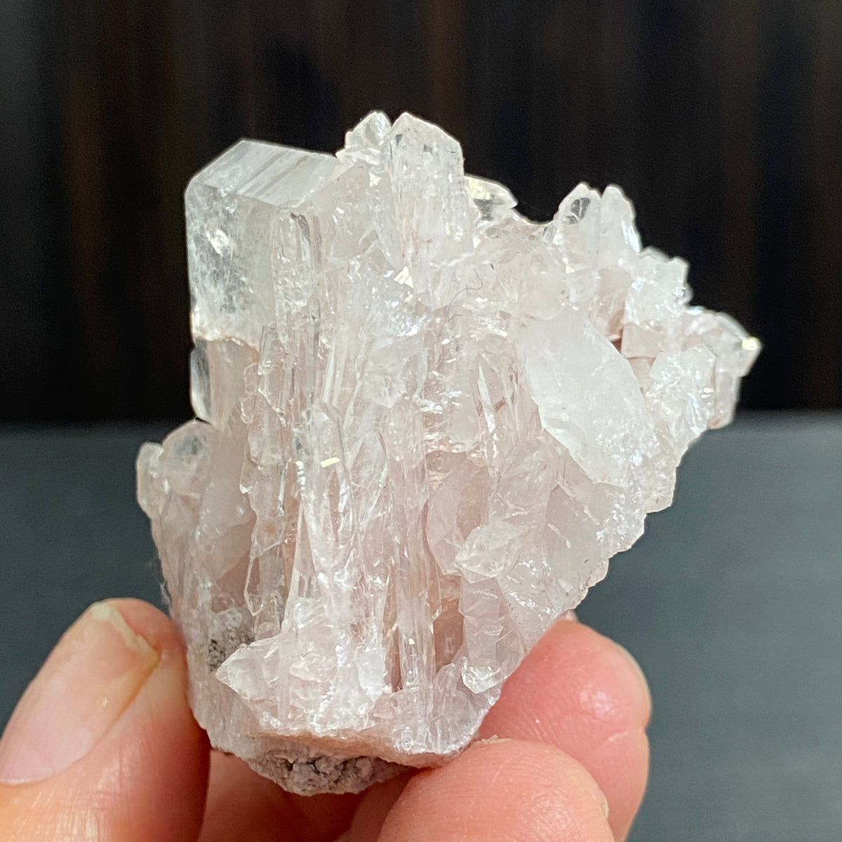 Sacred Pink Lemurian Quartz Cluster – Colombia