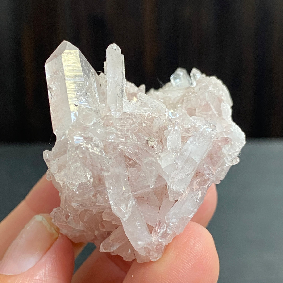 Sacred Pink Lemurian Quartz Cluster – Colombia