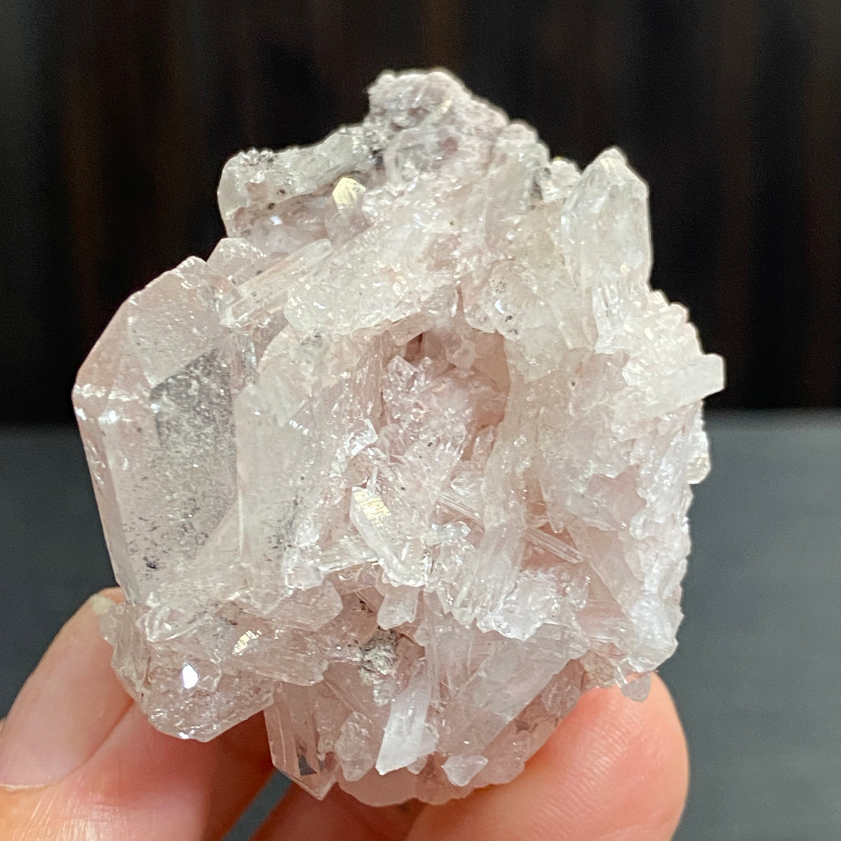 Sacred Pink Lemurian Quartz Cluster – Colombia