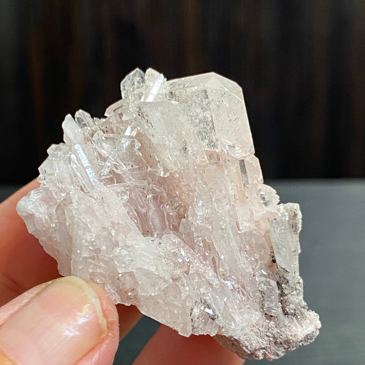 Sacred Pink Lemurian Quartz Cluster – Colombia