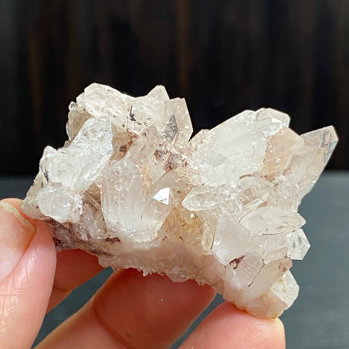 Sacred Pink Lemurian Quartz Cluster – Colombia