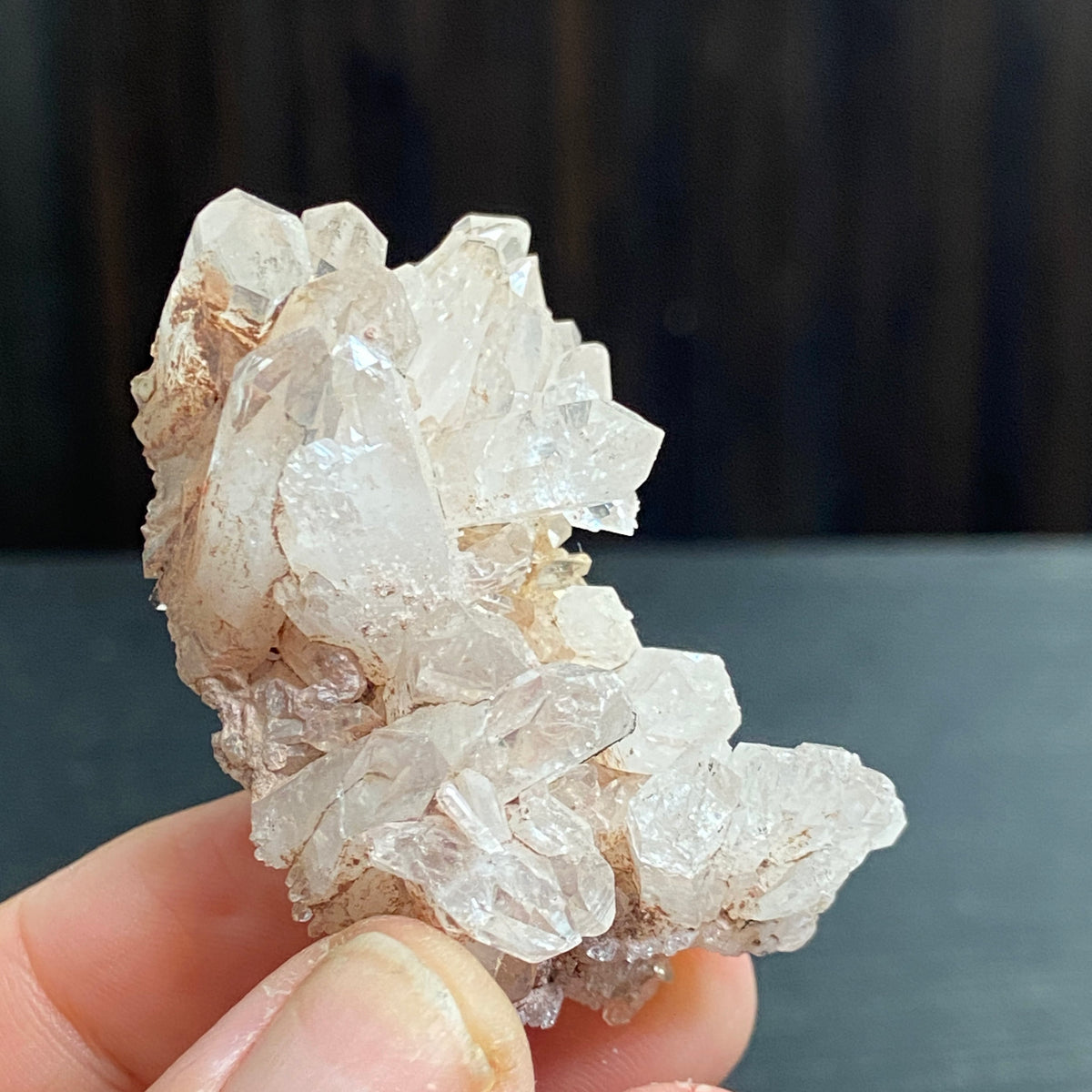 Sacred Pink Lemurian Quartz Cluster – Colombia