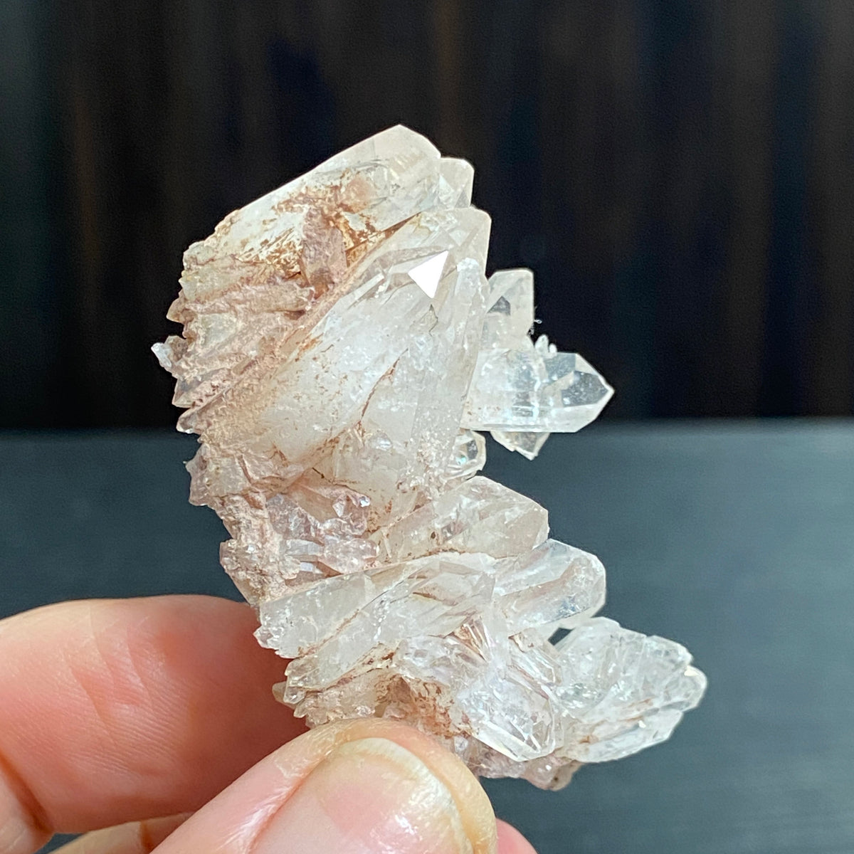Sacred Pink Lemurian Quartz Cluster – Colombia