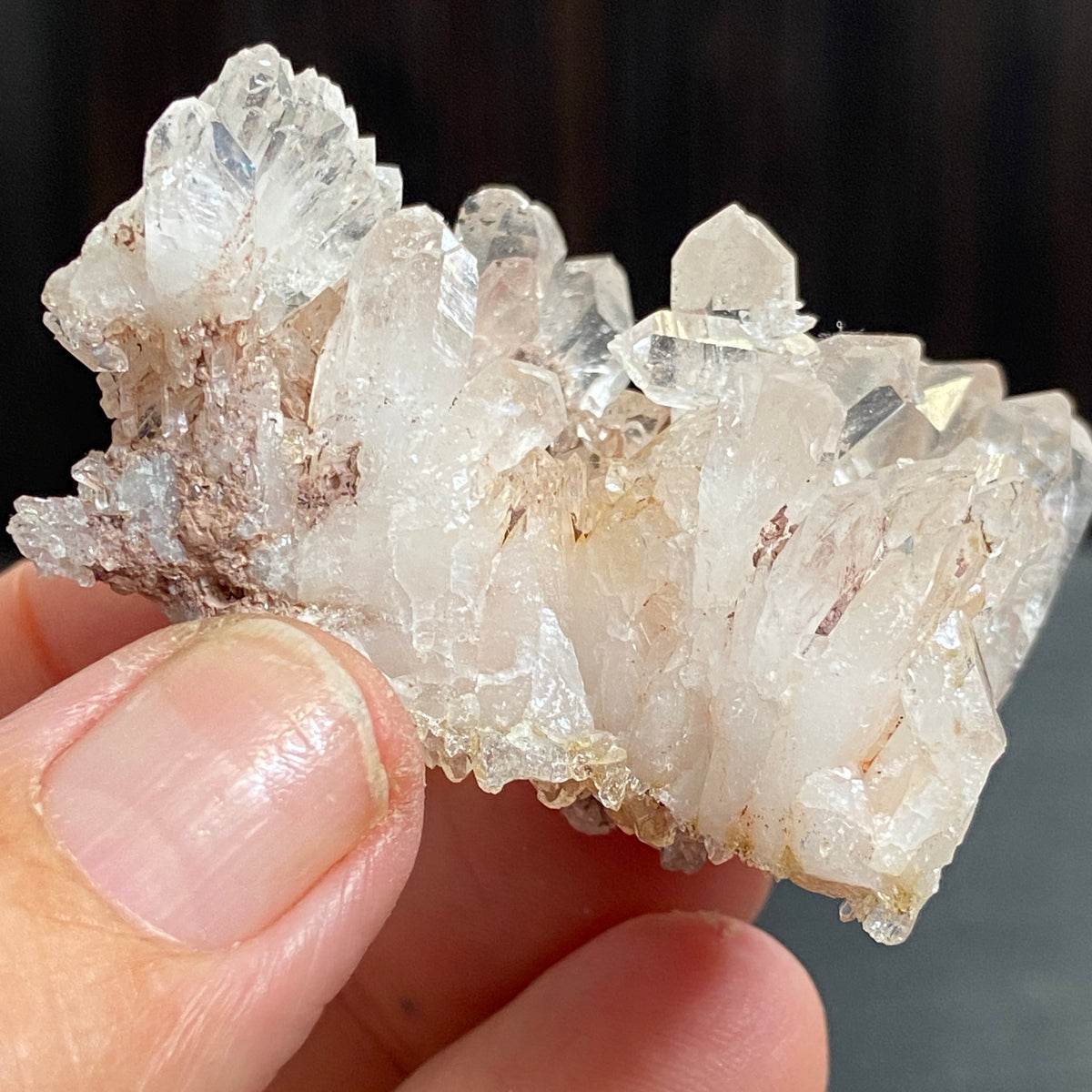 Sacred Pink Lemurian Quartz Cluster – Colombia