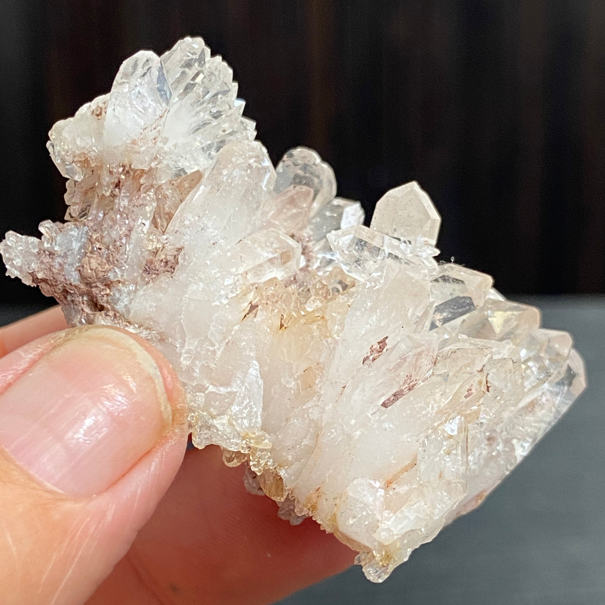 Sacred Pink Lemurian Quartz Cluster – Colombia