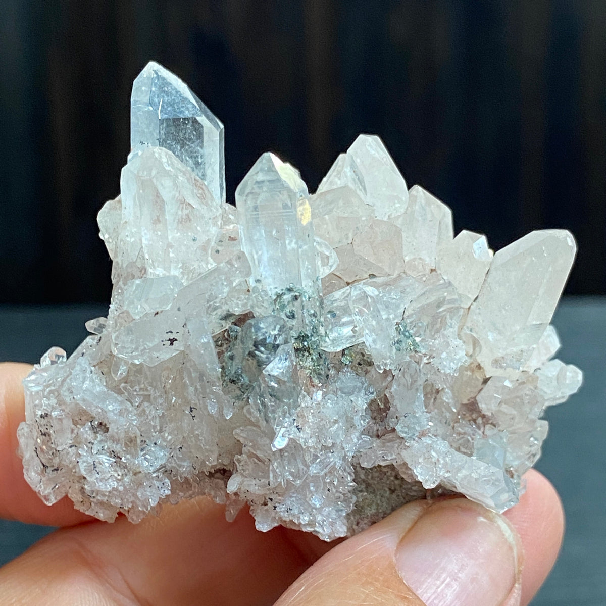 Sacred Pink Lemurian Quartz Cluster – Colombia