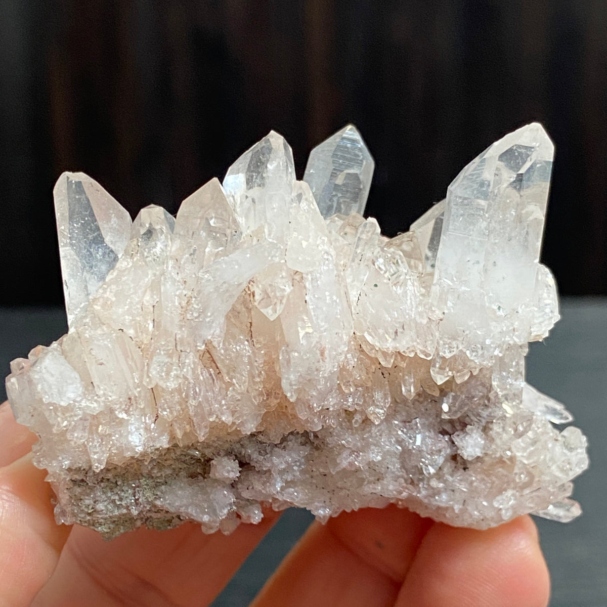 Sacred Pink Lemurian Quartz Cluster – Colombia