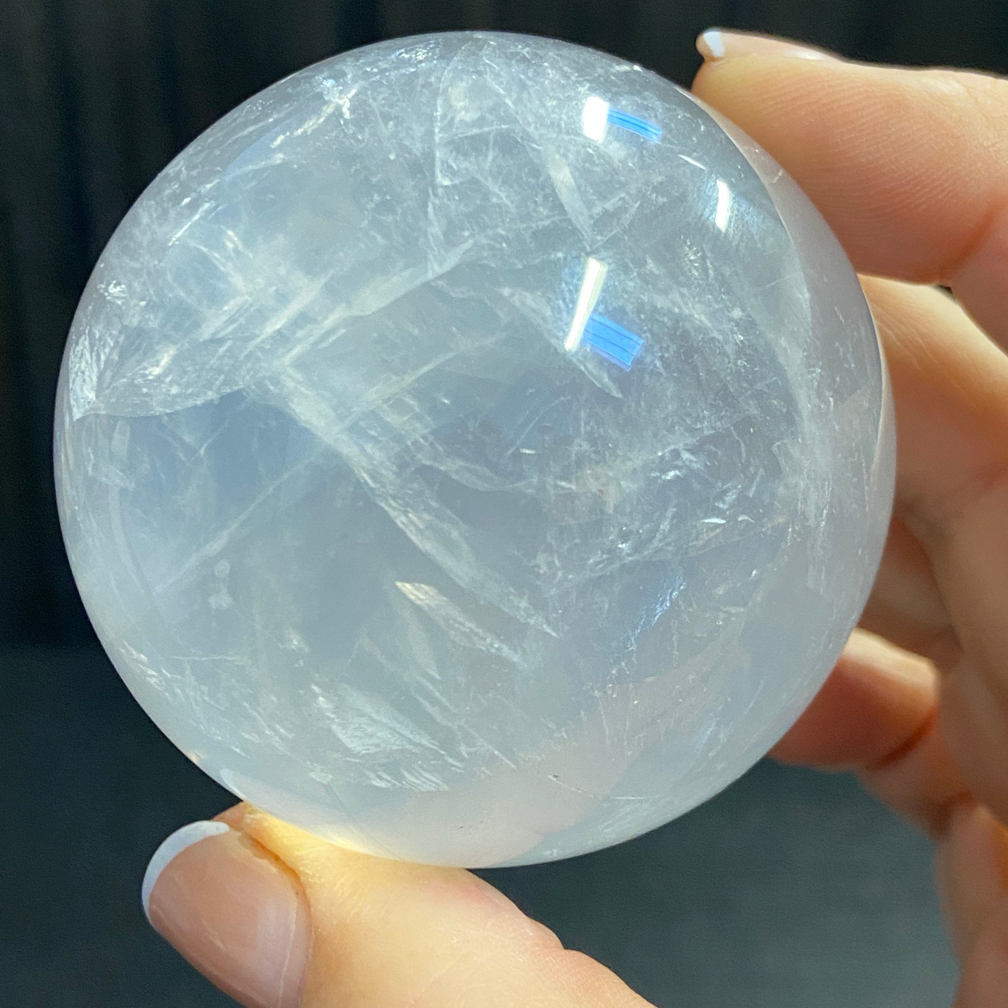 Girasol Moon Quartz Sphere - Madagascar