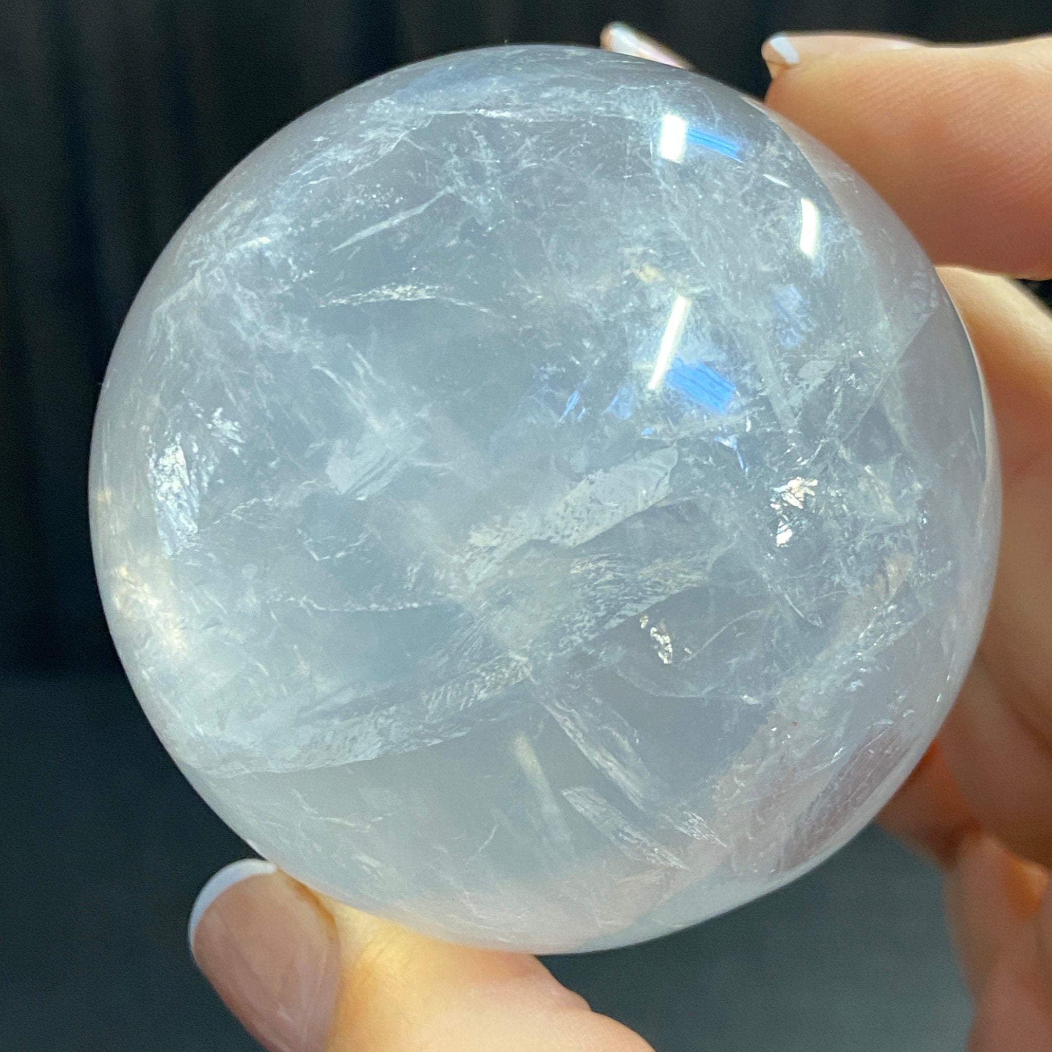 Girasol Moon Quartz Sphere - Madagascar