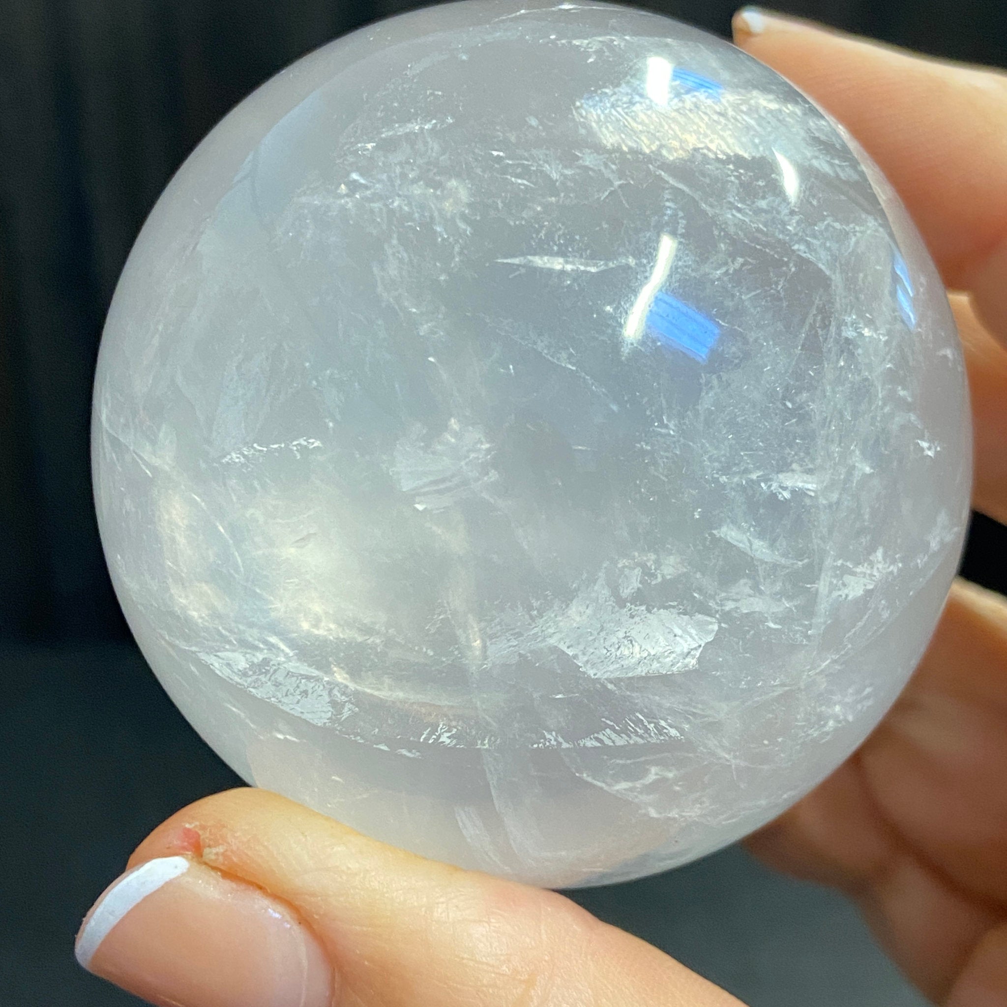 Girasol Moon Quartz Sphere - Madagascar