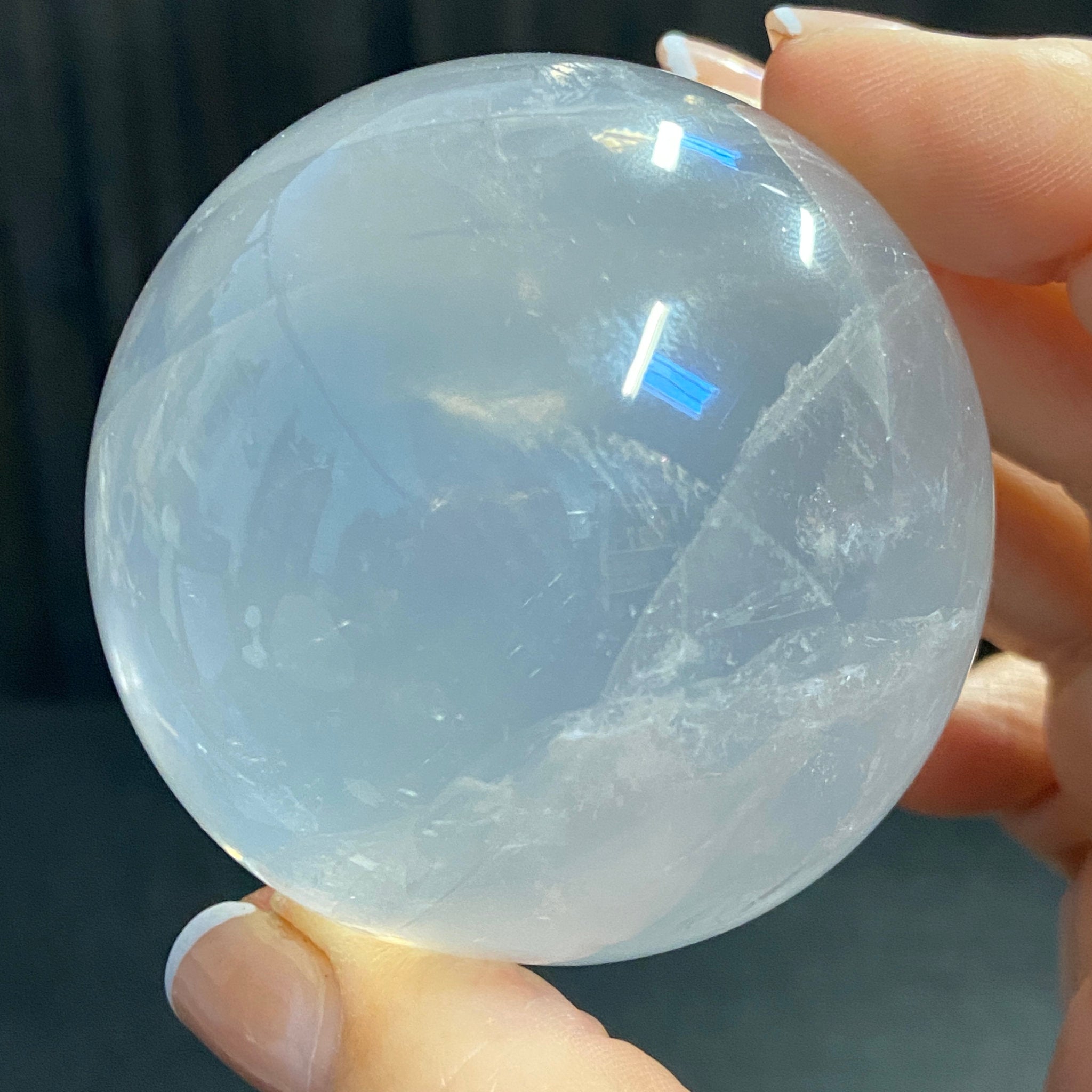 Girasol Moon Quartz Sphere - Madagascar