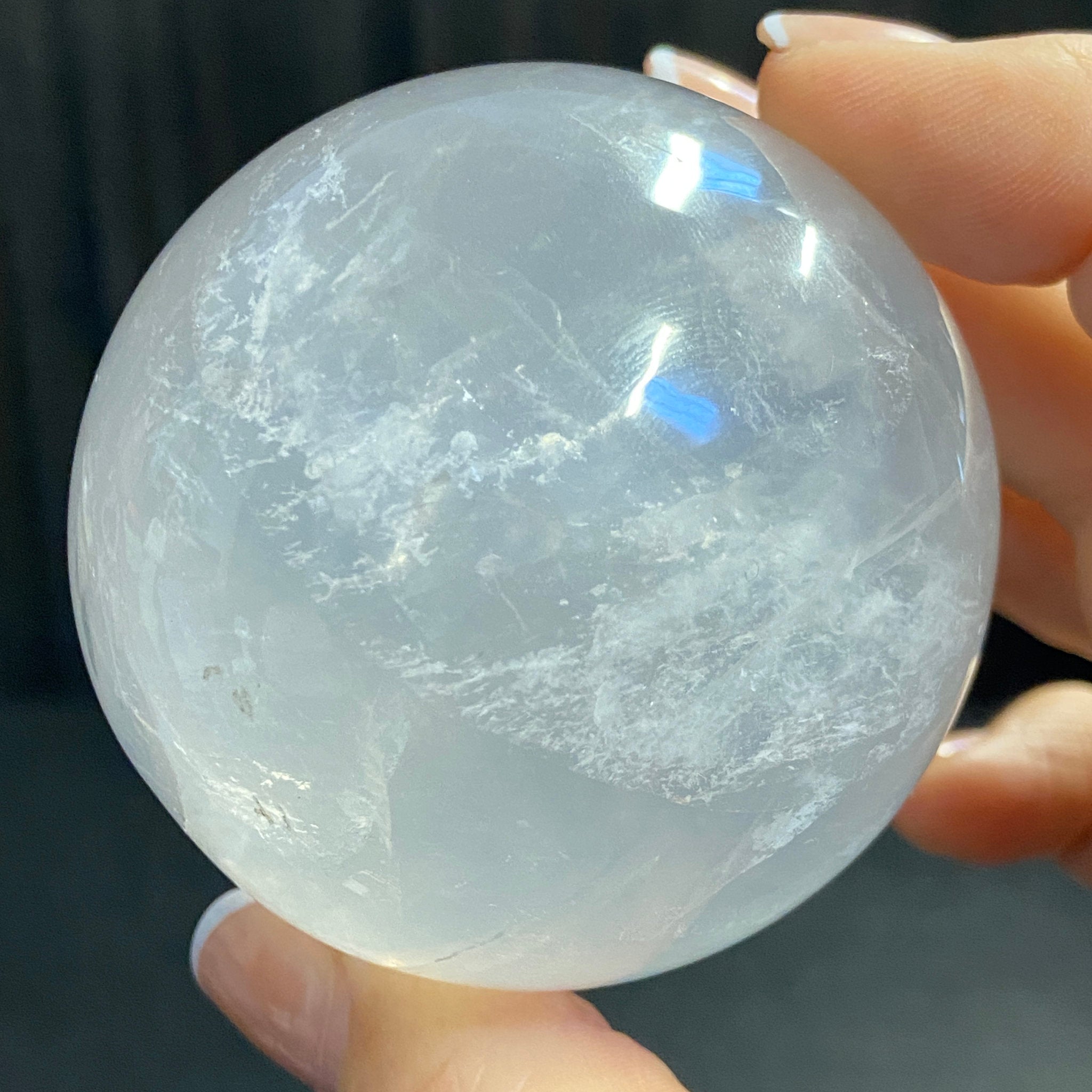 Girasol Moon Quartz Sphere - Madagascar