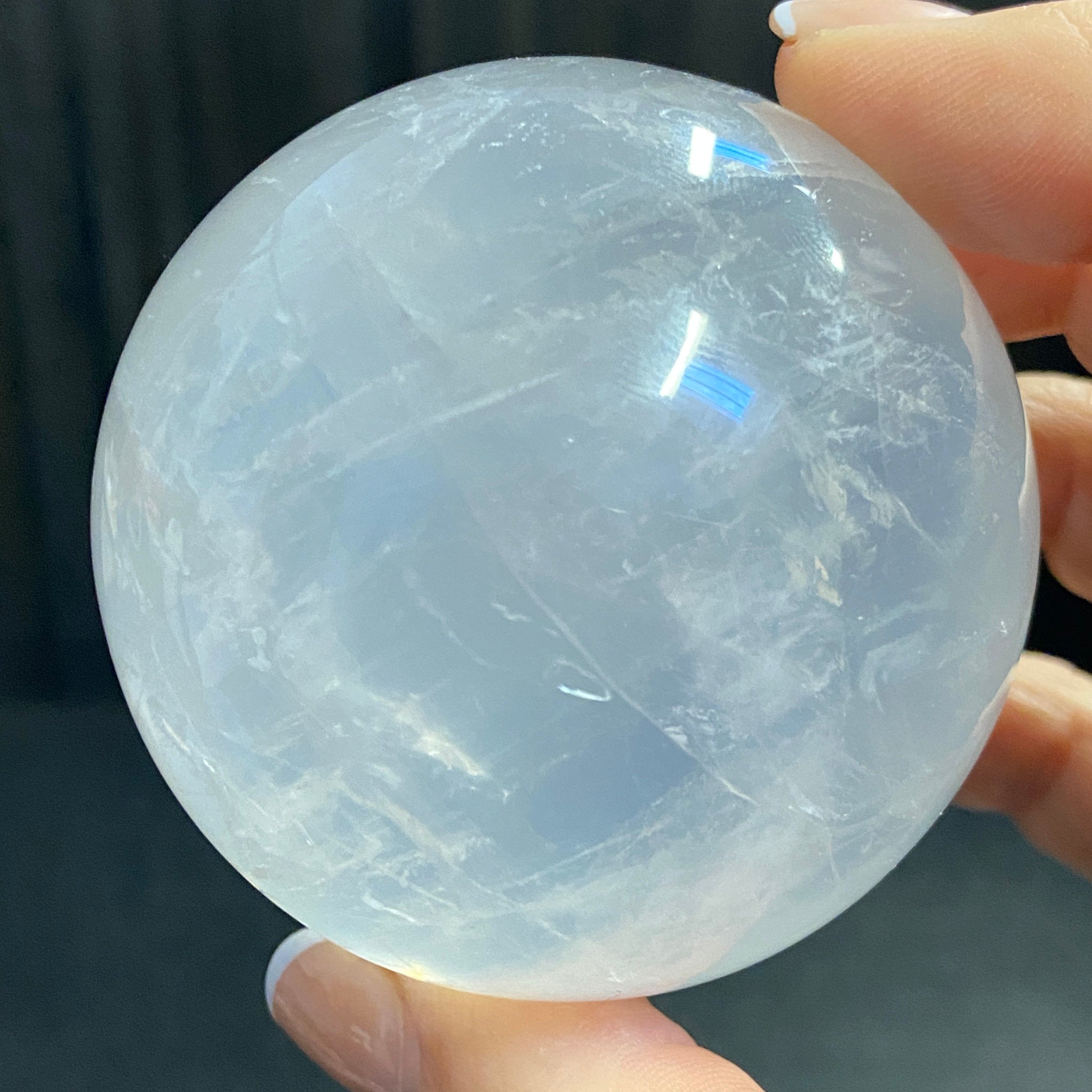 Girasol Moon Quartz Sphere - Madagascar