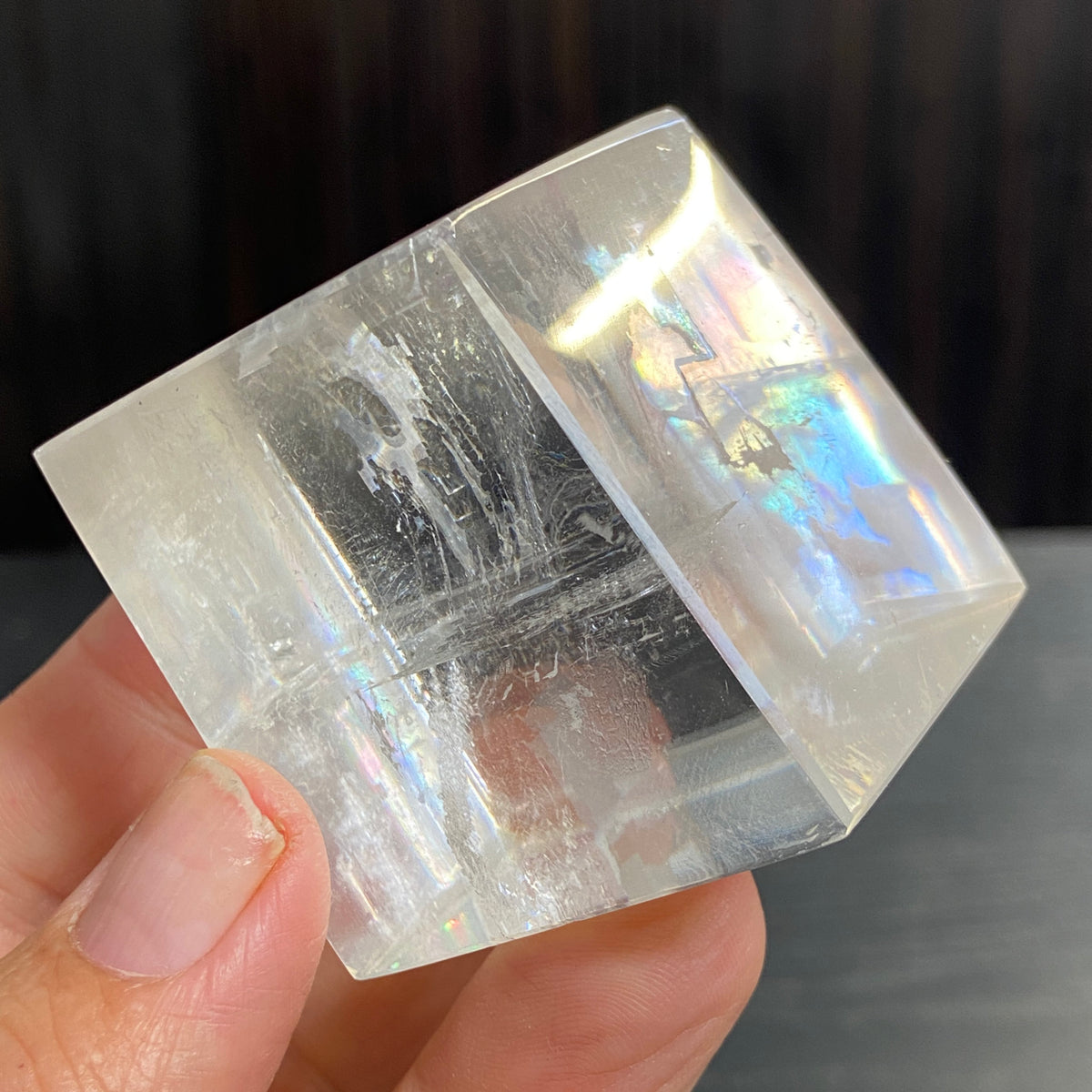 The Viking Stone - Clear Optical Calcite – Mexico