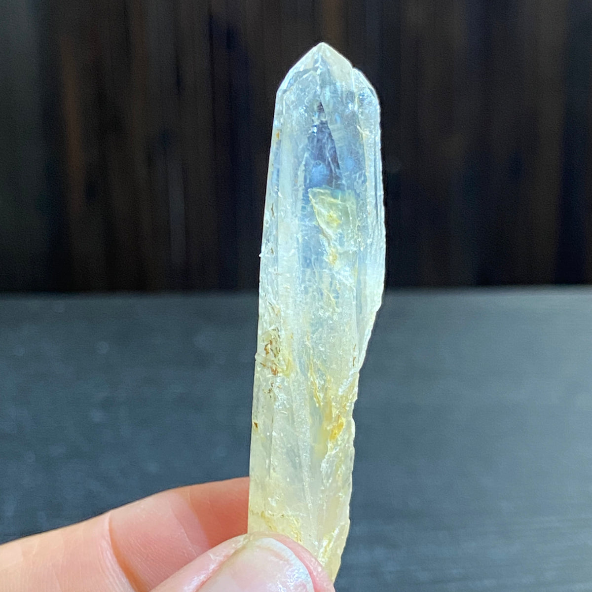 Golden Healer Lemurian Light “Blue Smoke” Quartz – Colombia