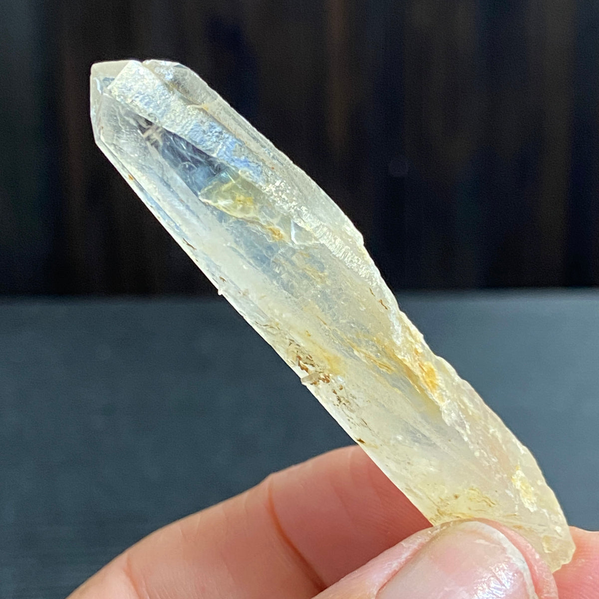 Golden Healer Lemurian Light “Blue Smoke” Quartz – Colombia