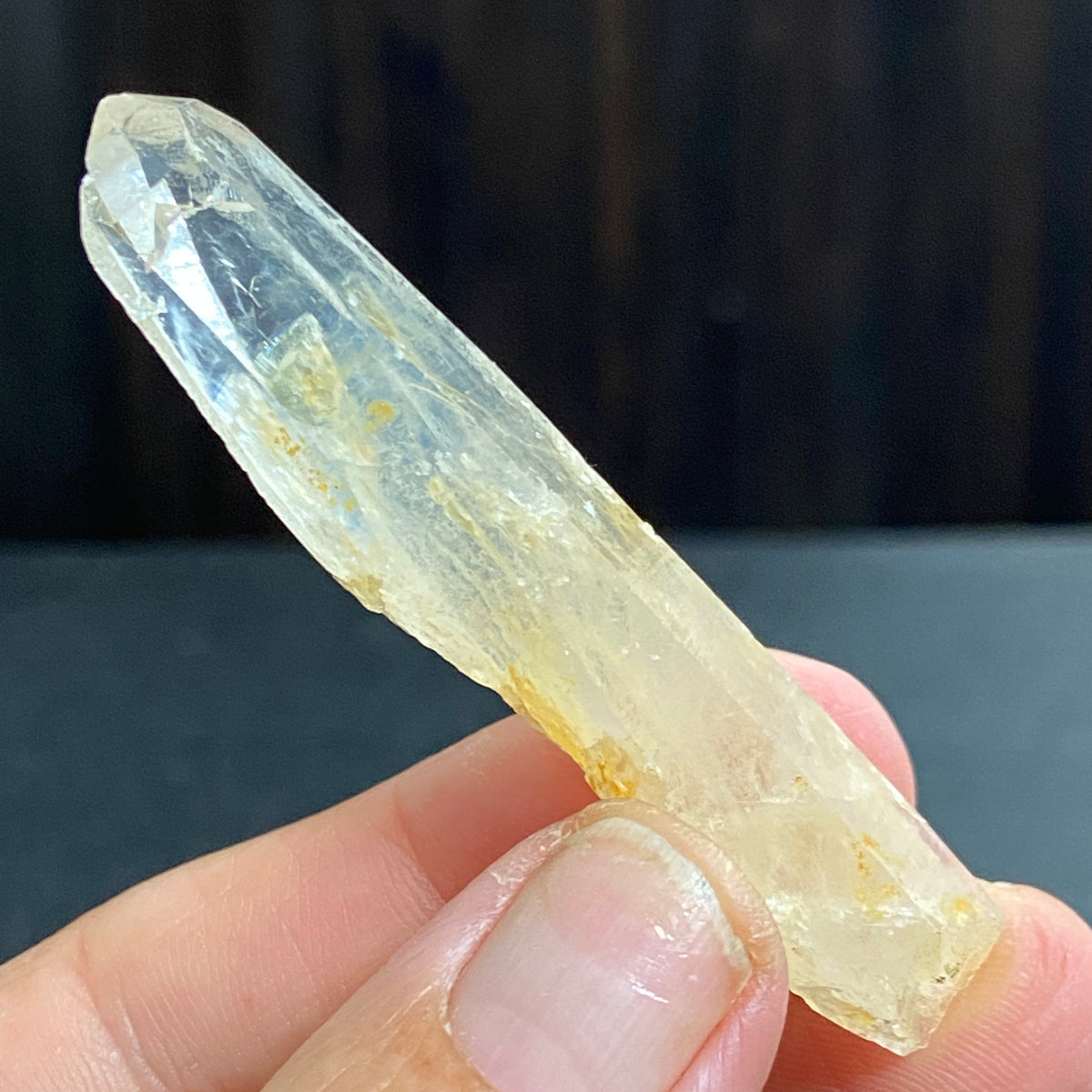 Golden Healer Lemurian Light “Blue Smoke” Quartz – Colombia
