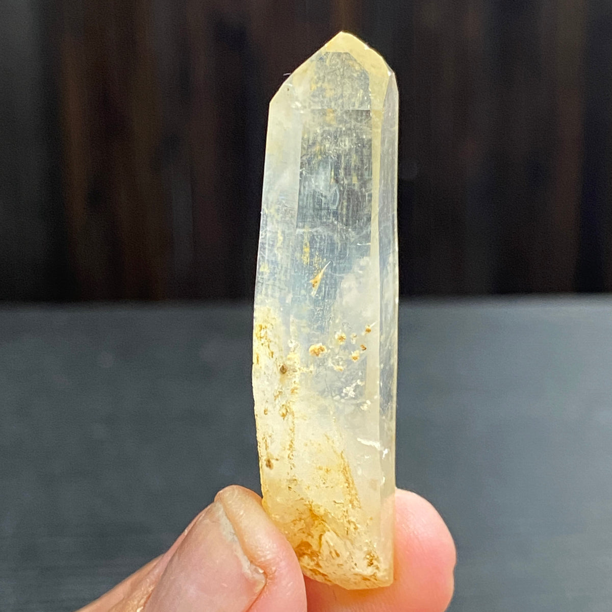 Golden Healer Lemurian Light “Blue Smoke” Quartz – Colombia