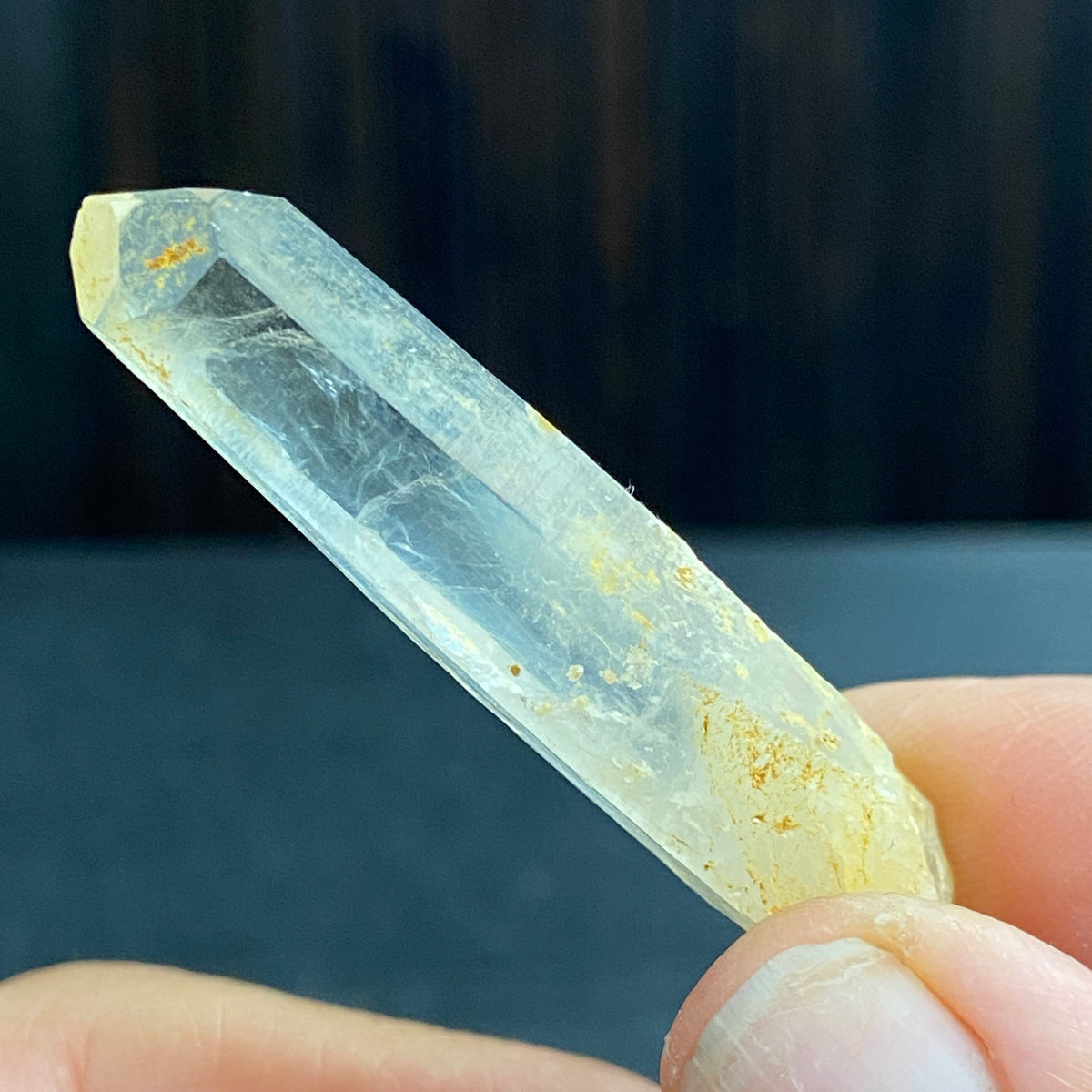 Golden Healer Lemurian Light “Blue Smoke” Quartz – Colombia