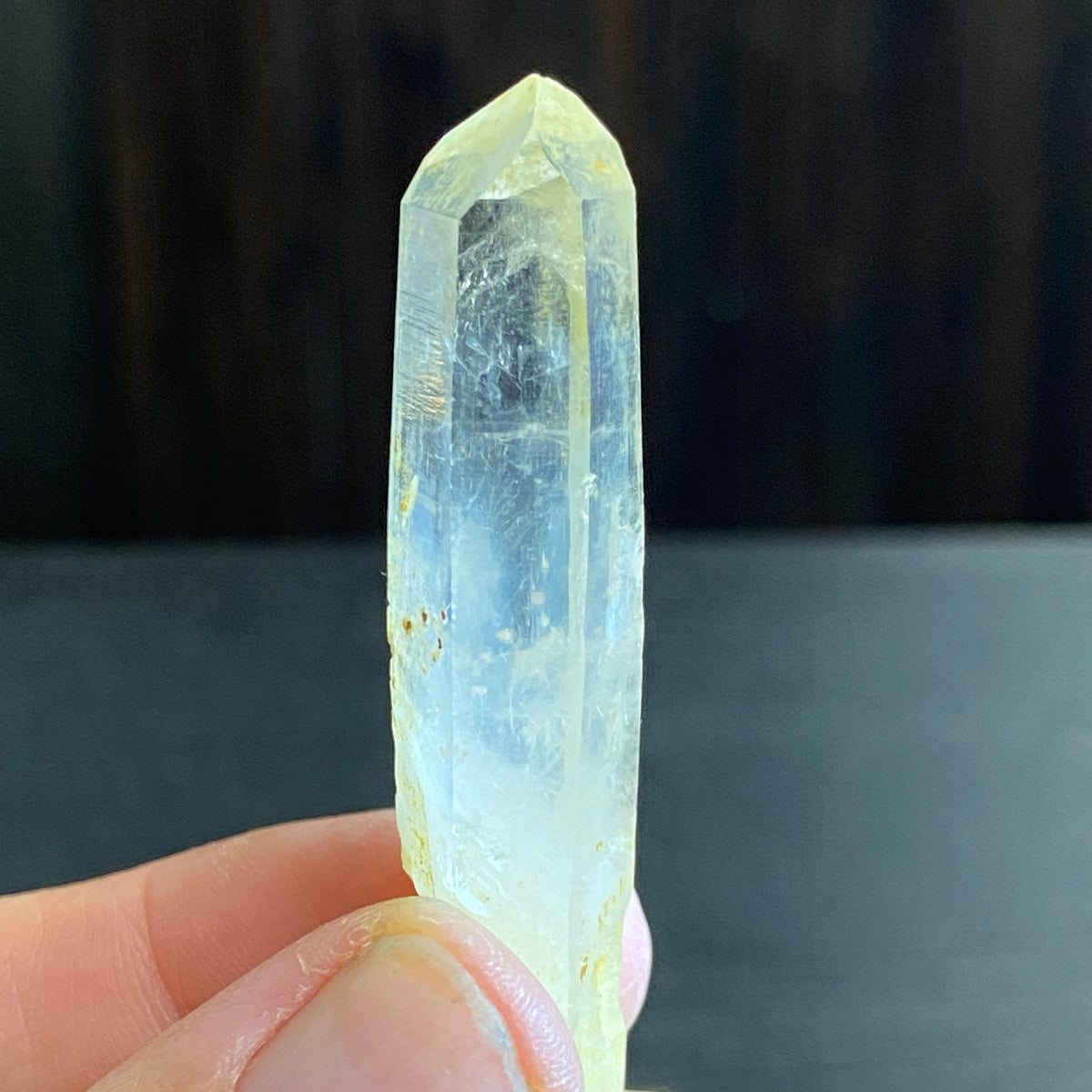 Golden Healer Lemurian Light “Blue Smoke” Quartz – Colombia