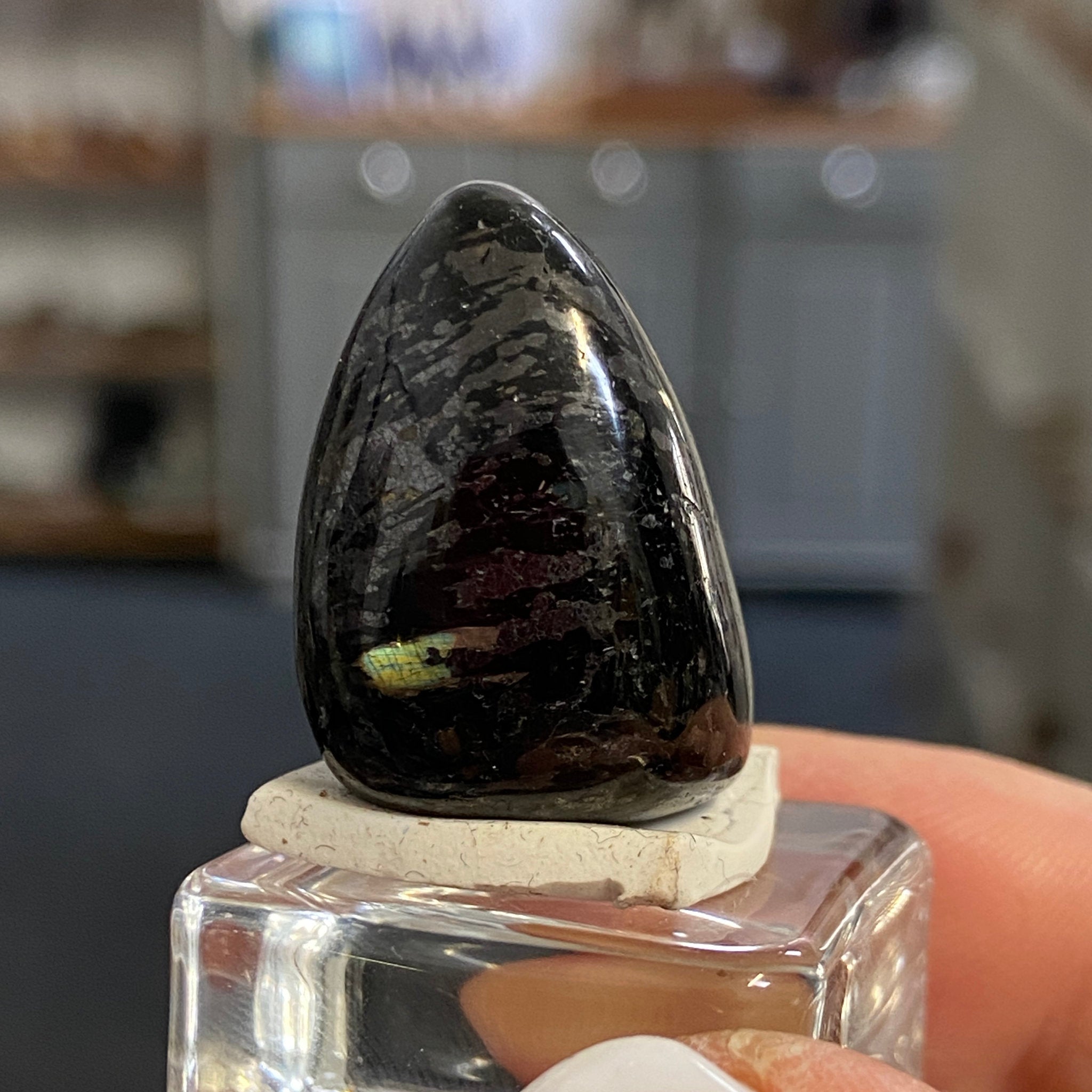 The Best Nuummite from Greenland - Tumbled Stone - AAA