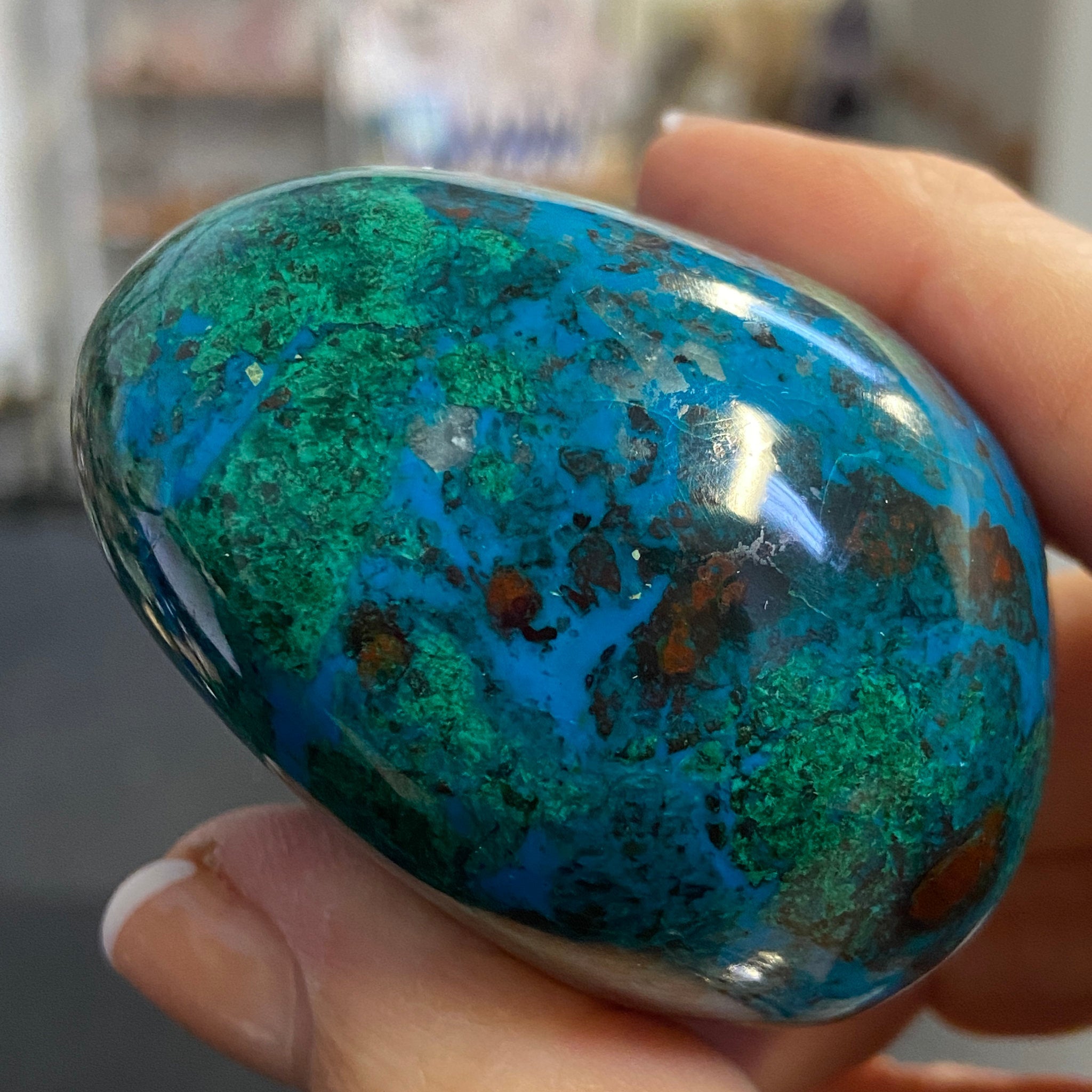 AAA Grade Chrysocolla Freeform – Peru - Castle Rocks Cornwall