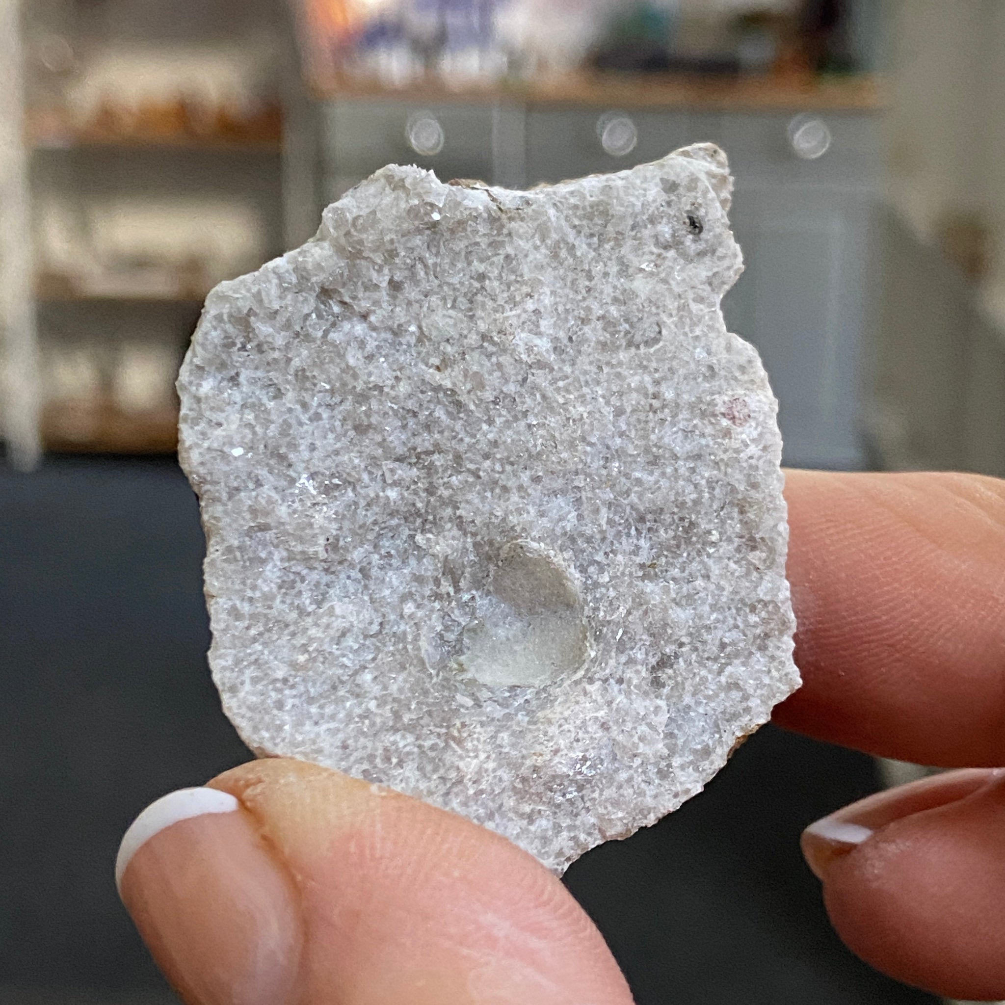 Almandine Garnet on Calcite Matrix - Castle Rocks Cornwall