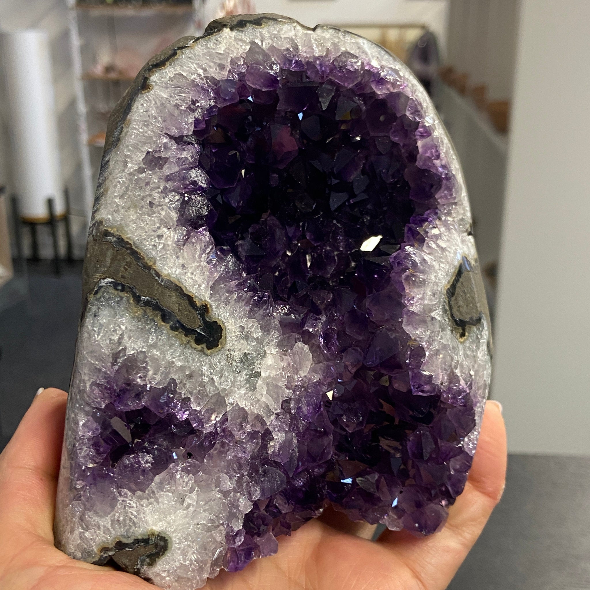 Amethyst Geode – Uruguay - Castle Rocks Cornwall