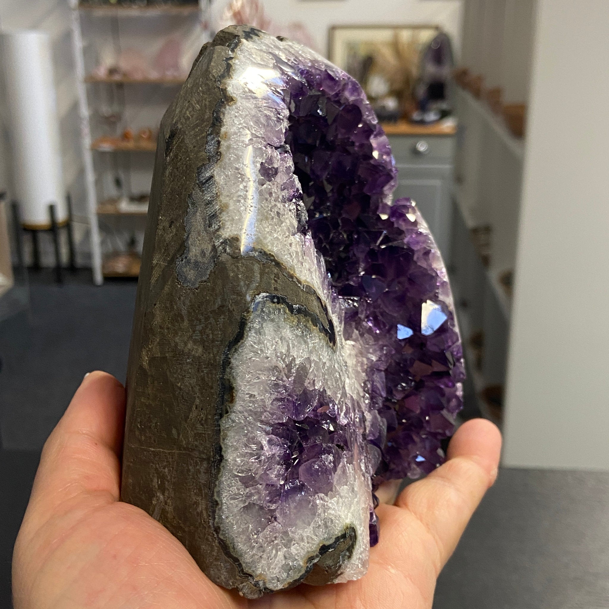 Amethyst Geode – Uruguay - Castle Rocks Cornwall