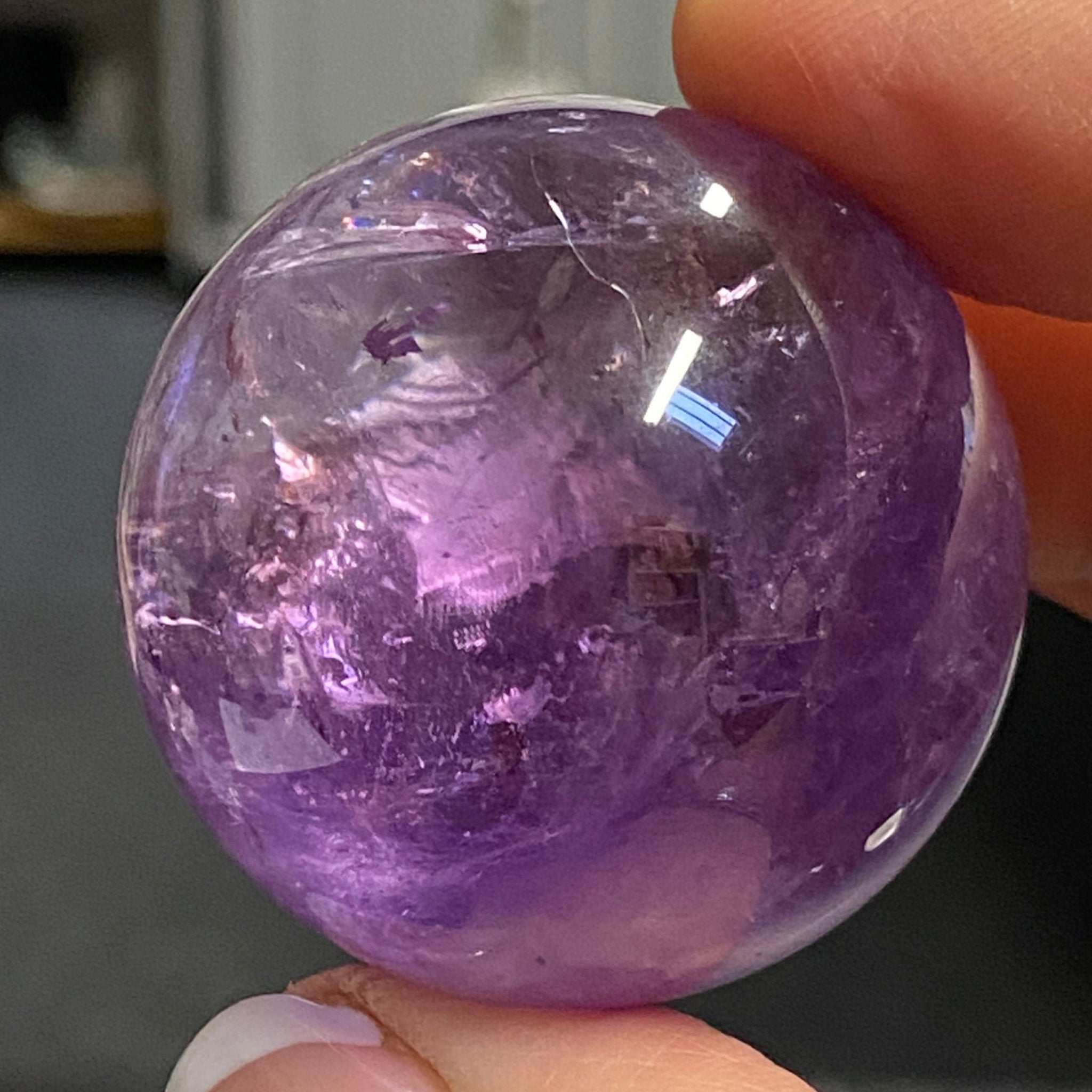 Ametrine Sphere - Brazil - Castle Rocks Cornwall