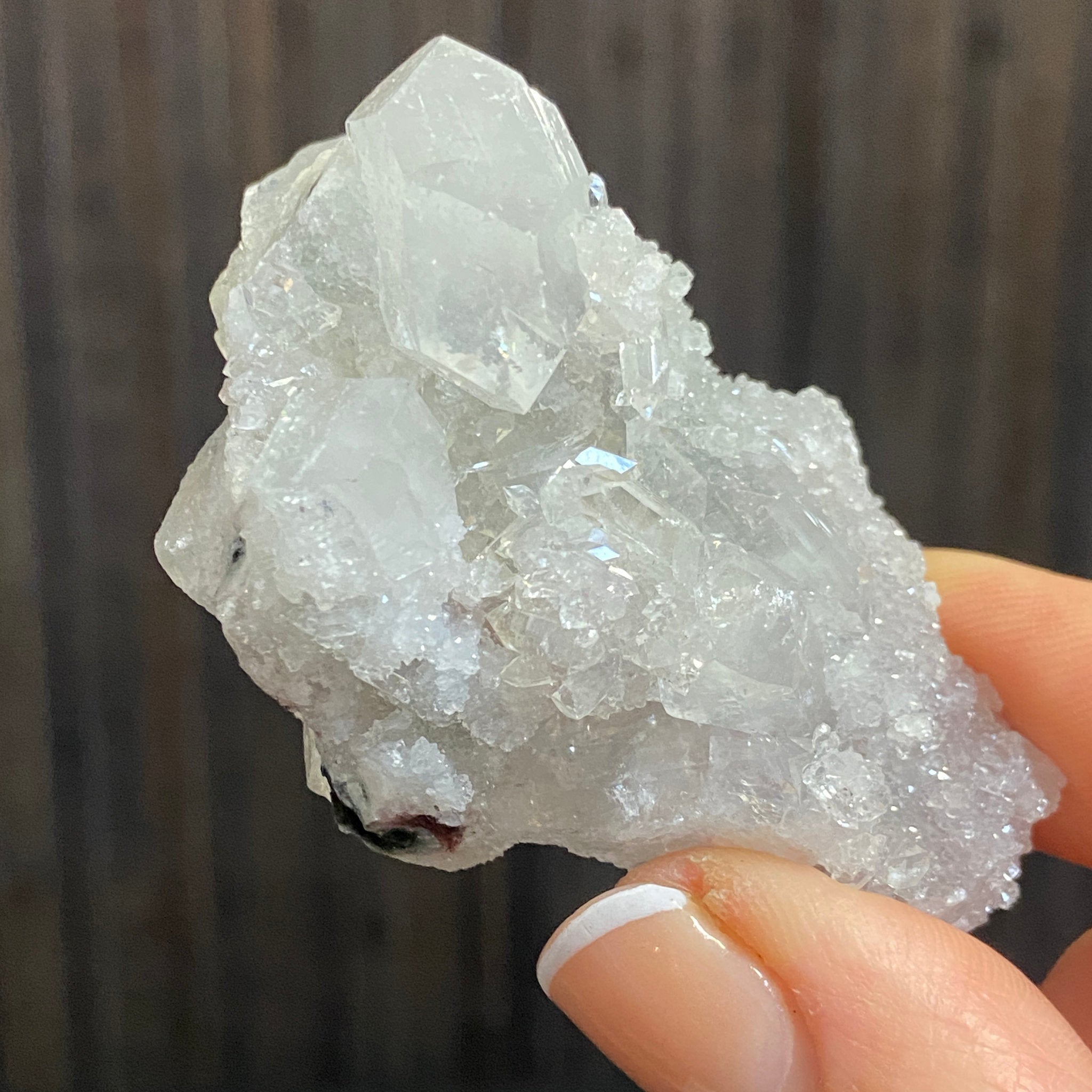 Apophyllite Cluster - India - Castle Rocks Cornwall