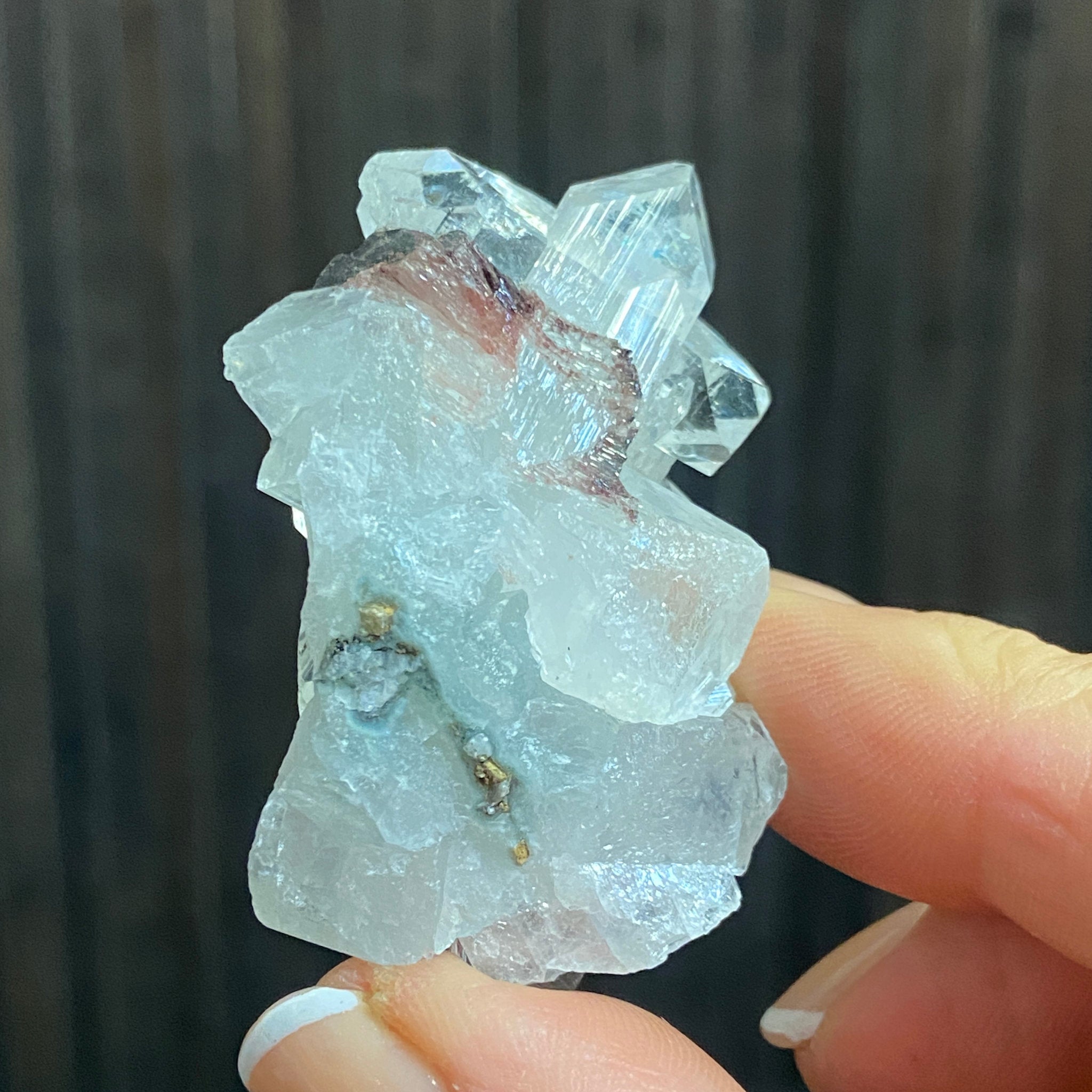 Apophyllite Cluster - India - Castle Rocks Cornwall