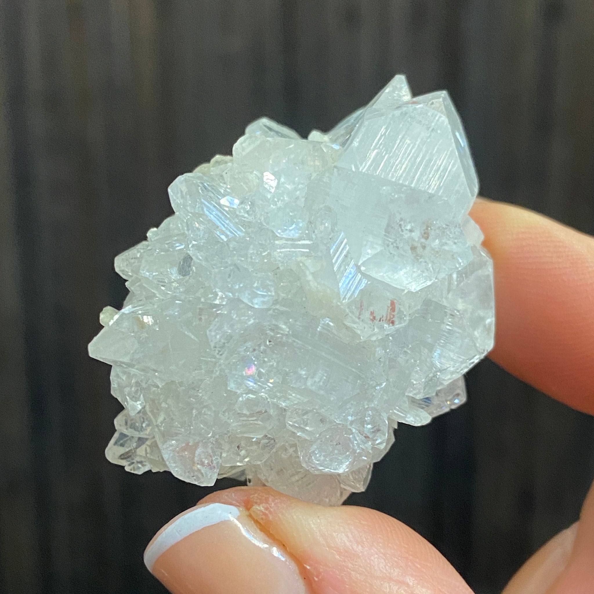 Apophyllite Cluster - India - Castle Rocks Cornwall