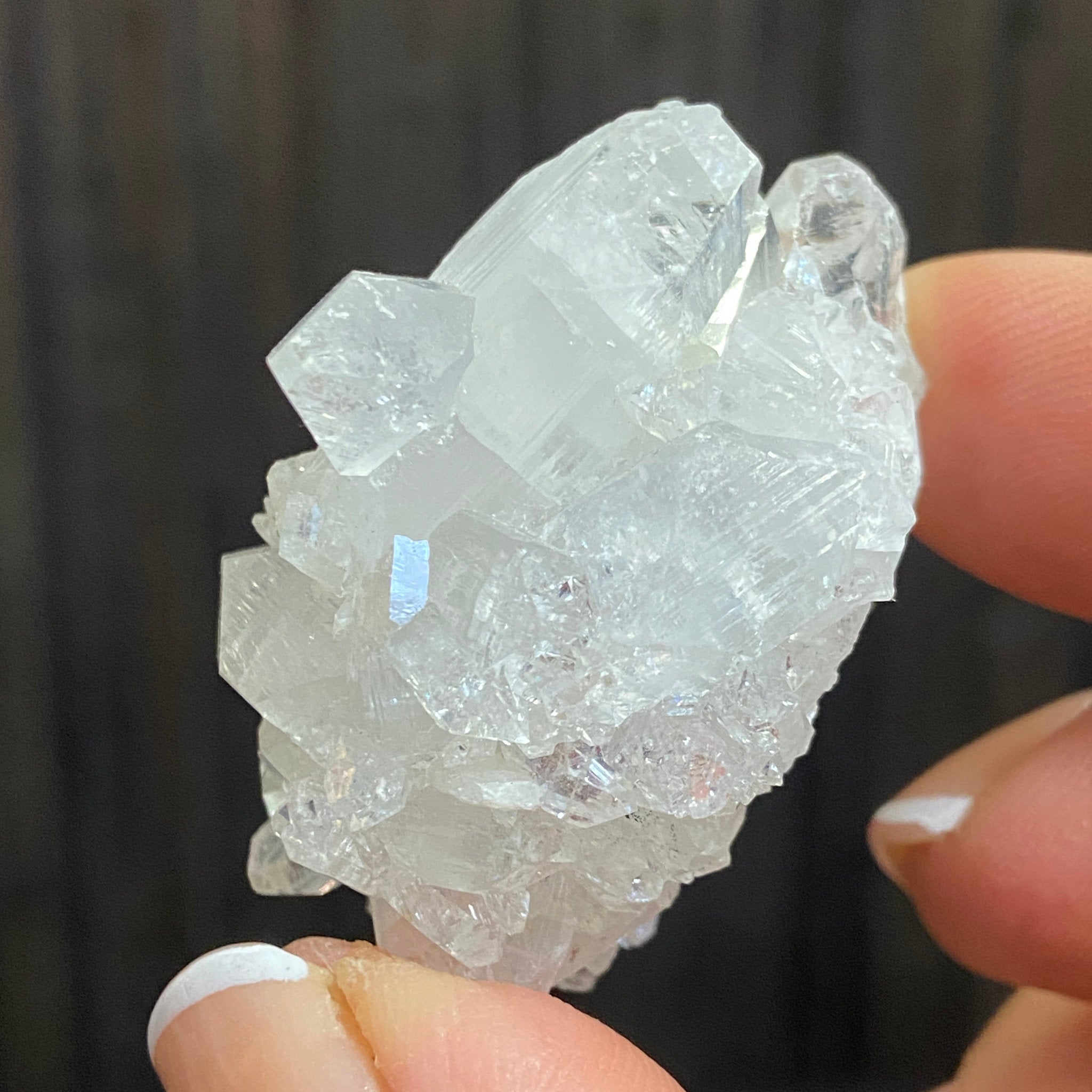 Apophyllite Cluster - India - Castle Rocks Cornwall