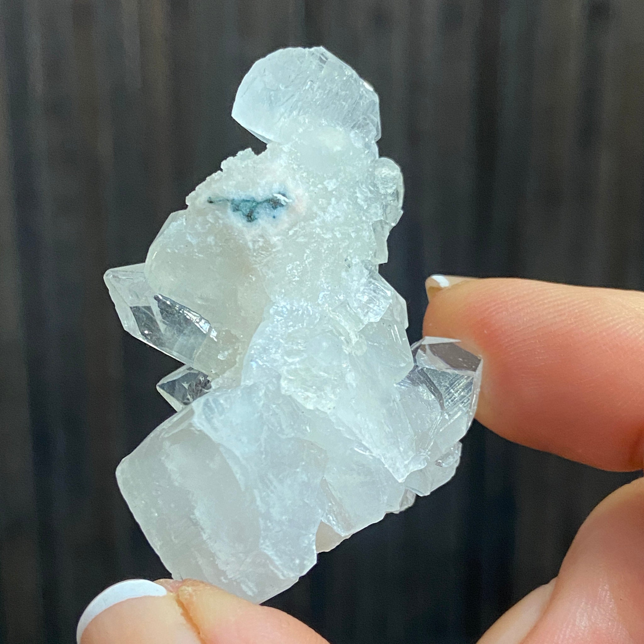 Apophyllite Cluster - India - Castle Rocks Cornwall