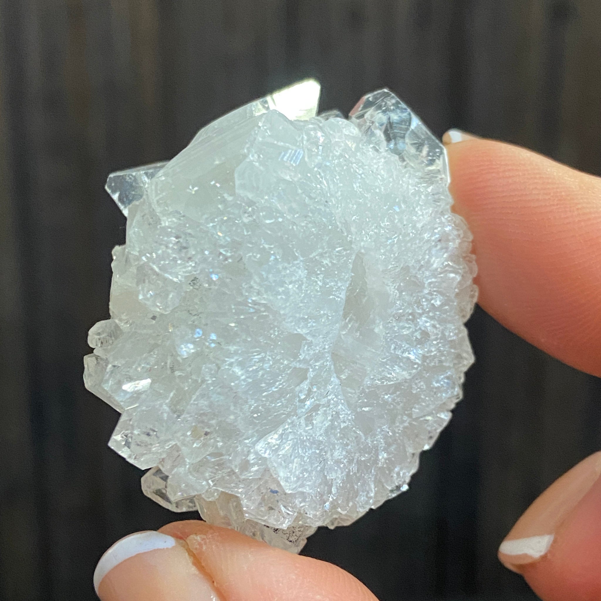 Apophyllite Cluster - India - Castle Rocks Cornwall